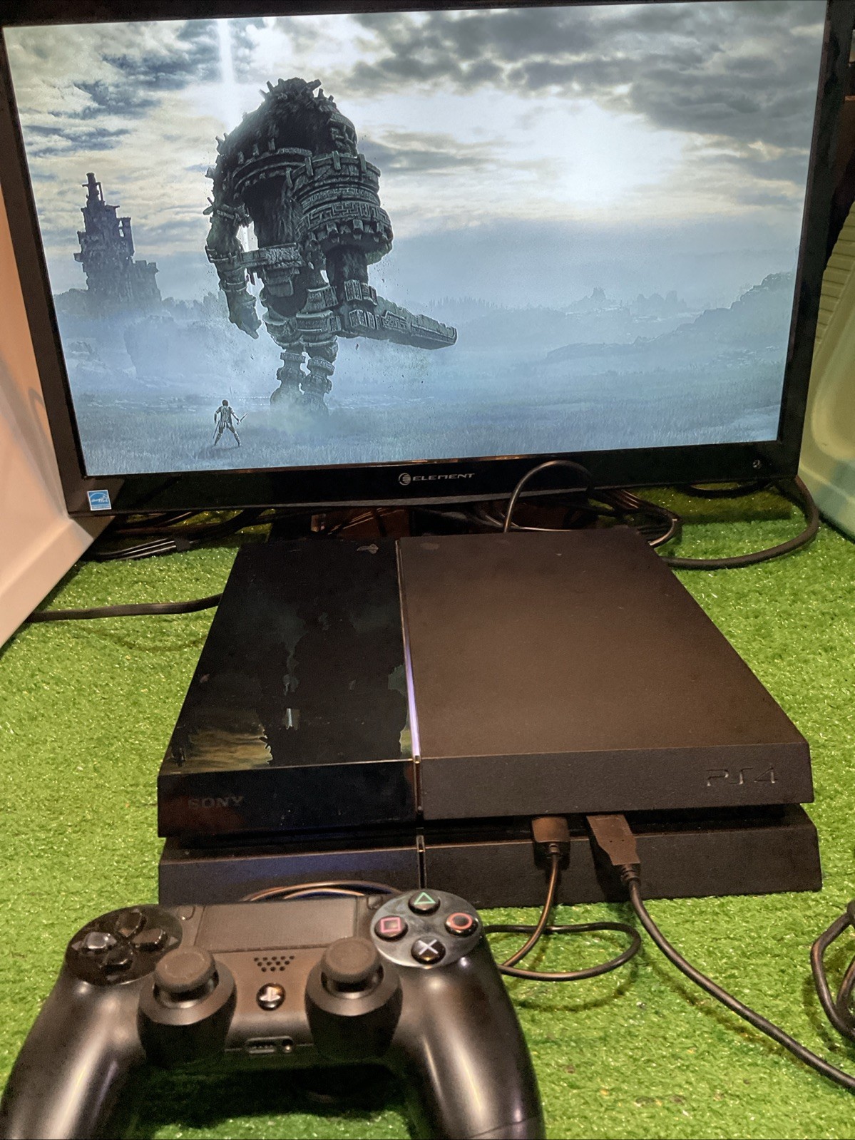 Sony PlayStation 4 CUH-1001A 500GB PS4 Console, 2 Controllers, Cables Tested 👍
