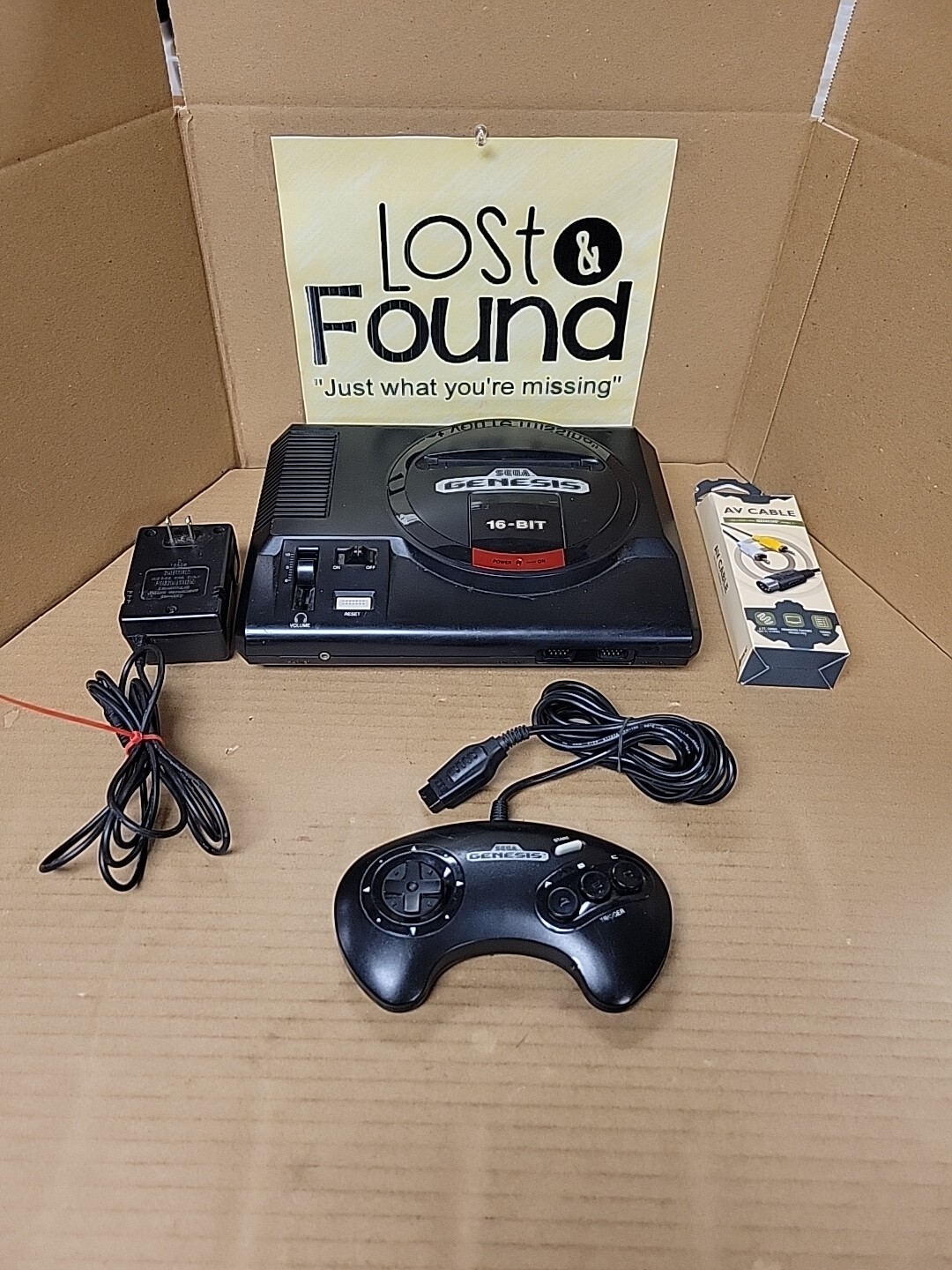 Original Sega Genesis 16-Bit System Model No: 1601 Console Bundle *TESTED