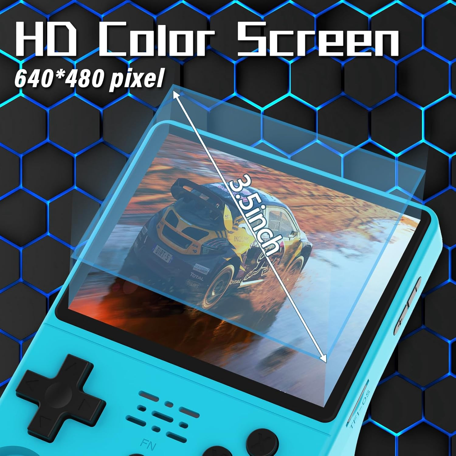[30000 in 1] R40S PRO Handheld Game Console 3.5 Inch IPS Screen Mini Retro Conso