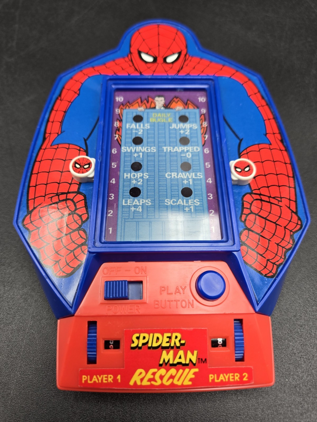 Vintage 1980 Marvel Comics Bandai Spider-Man Rescue Electronic Game