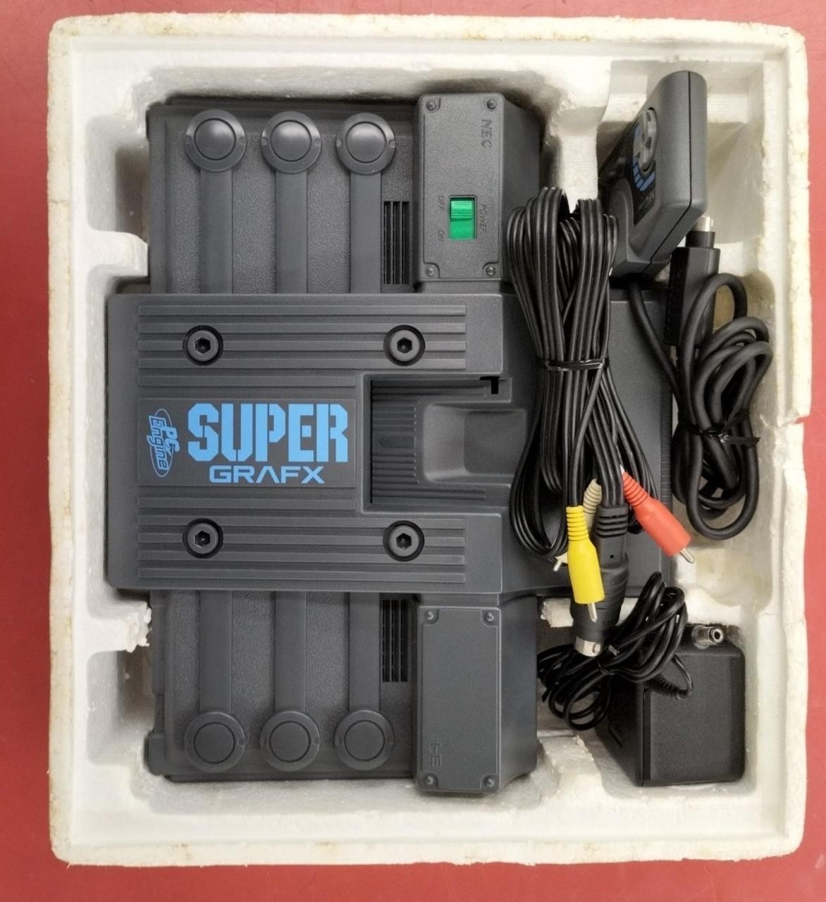 NEC PC Engine SuperGrafx PI-TG4 Boxed Accessories Included A1612