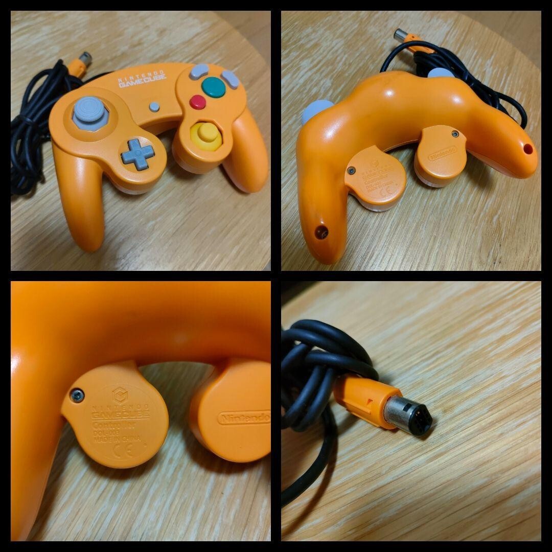 Nintendo Gamecube Console Only Orange w/controller Japan Import Tested working
