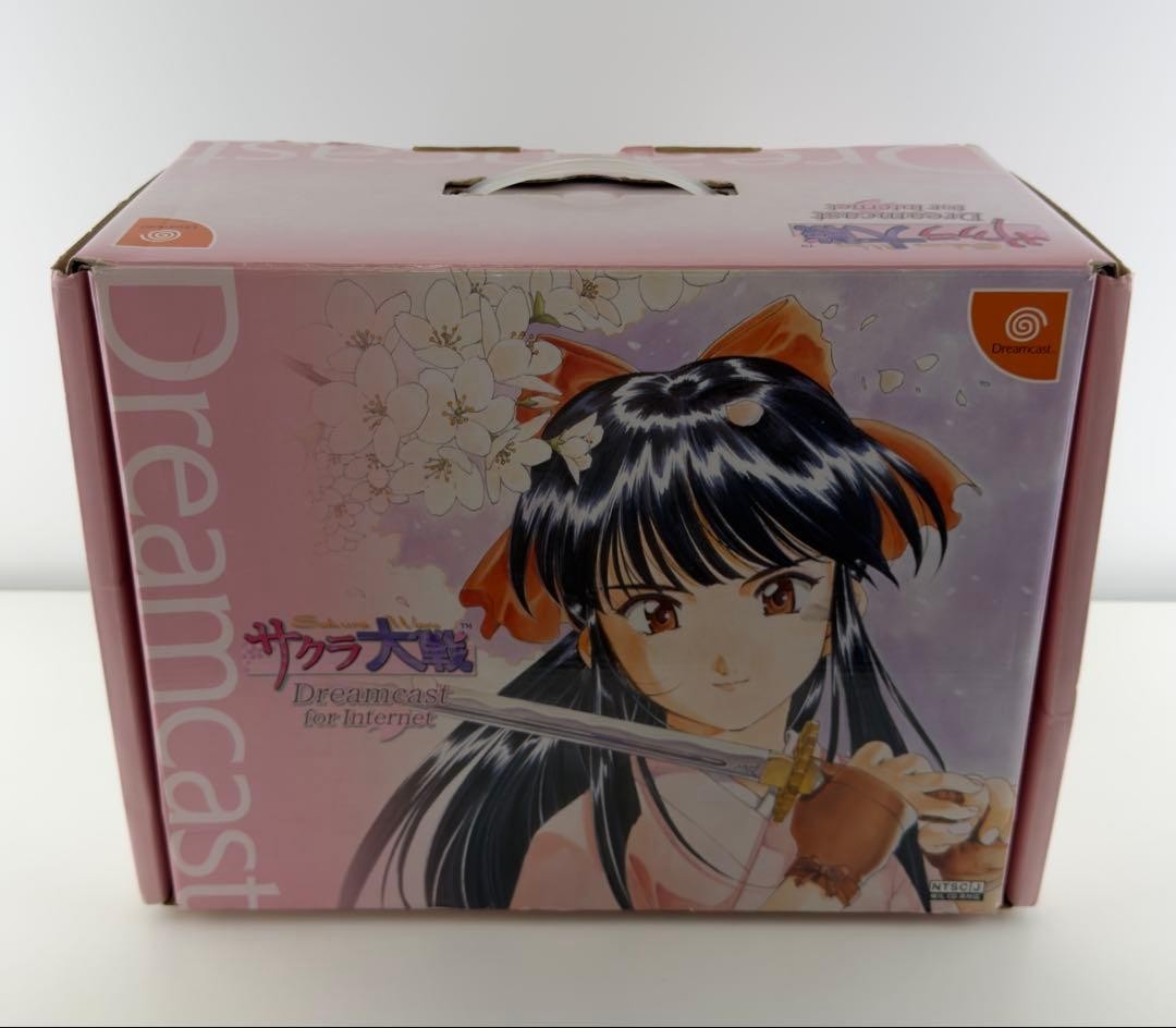 SEGA Dreamcast Sakura Wars Limited Edition Pink Console Controller Tested Japan