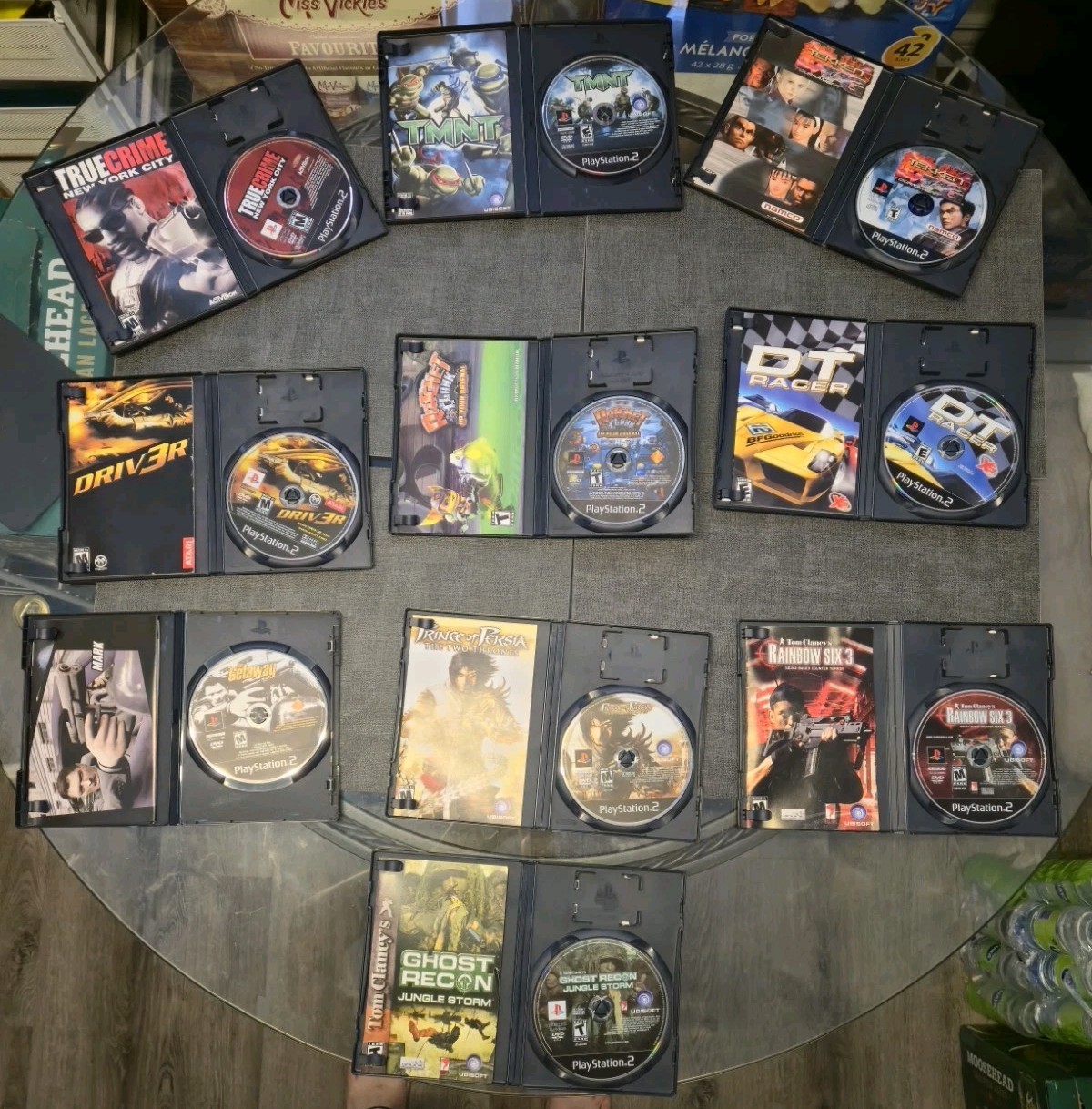 Sony PlayStation 2 Fat Console PS2 Bundle Lot – 10 CIB Games SCPH-35001 Tested!