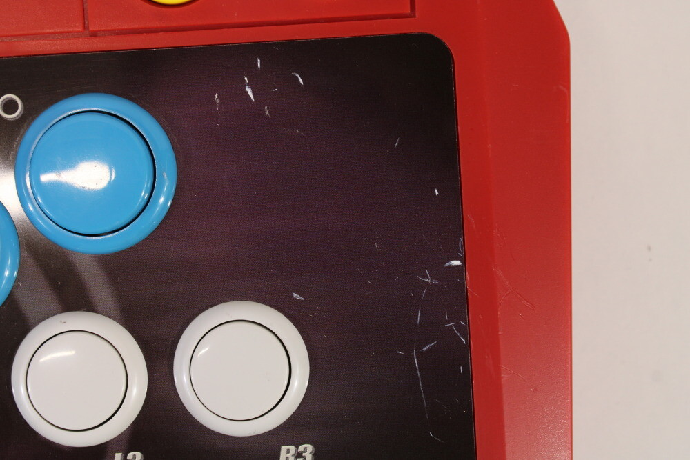 Hori Virtua Fighter 4 Evolution Stick Red Arcade Controller PS2 PS1 Japan Import