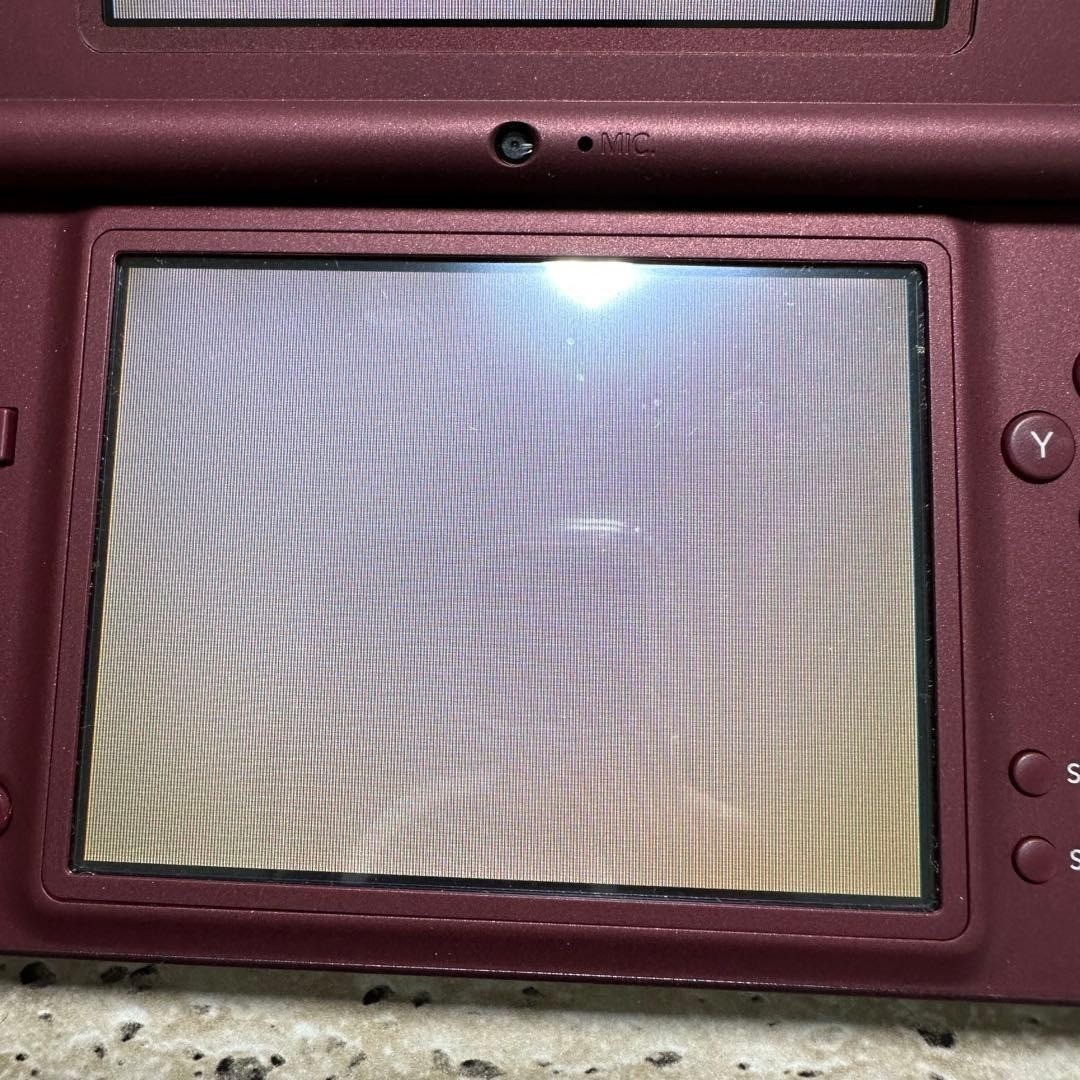 Nintendo DSi LL Wine Red Console Boxed Tested Working 6586