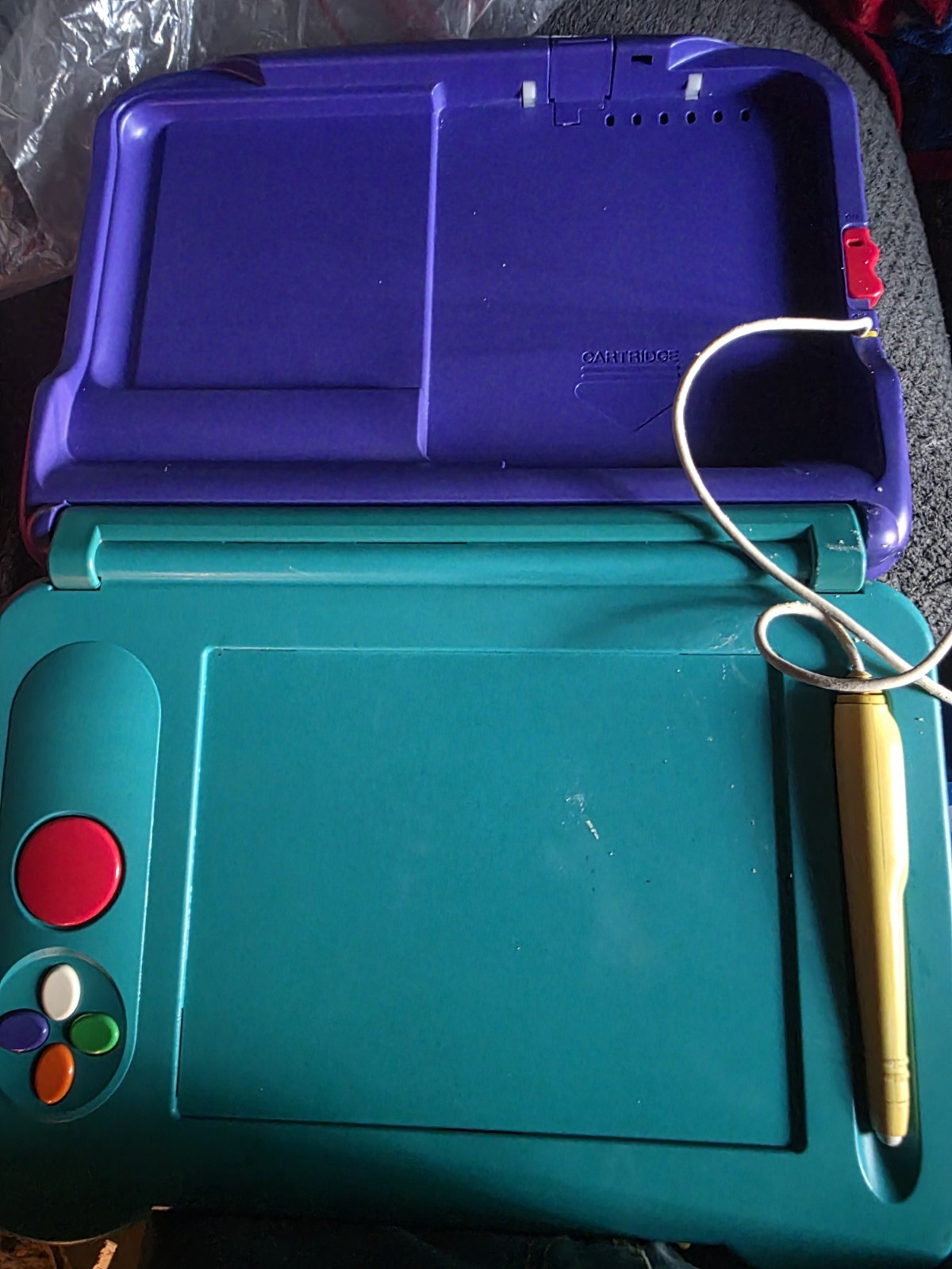 Vintage Sega Pico Console MK-49002 UNTESTED Parts or Repair ONLYPen Is Flacking
