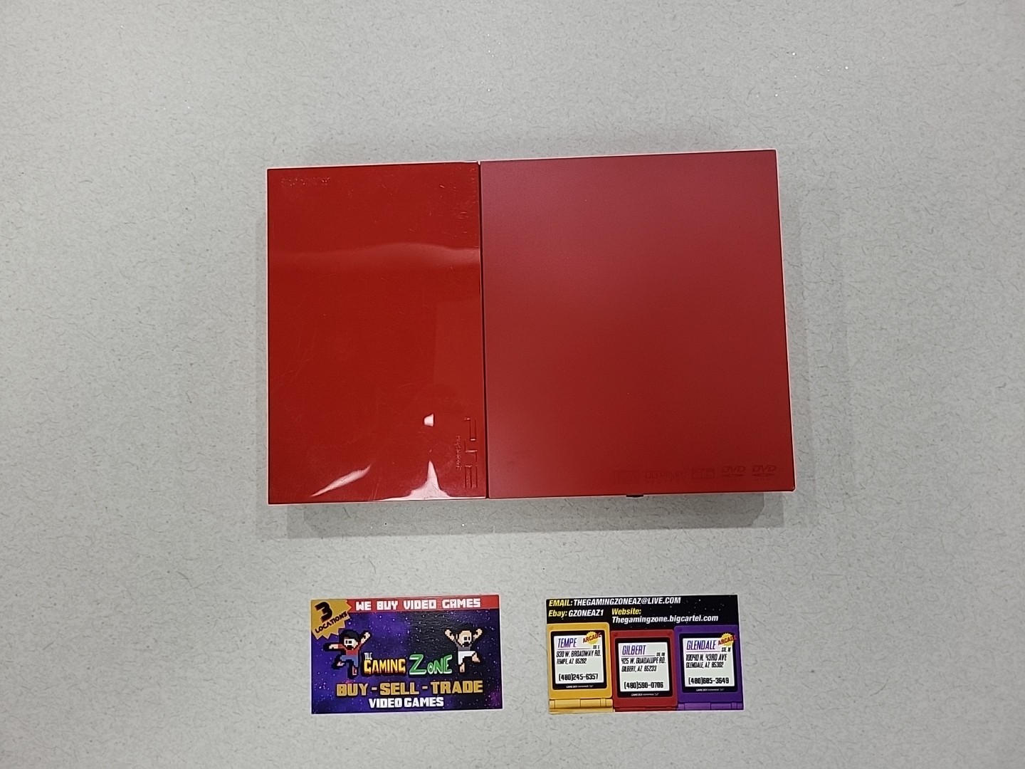 Sony PlayStation 2 Launch Edition Japanese Cinnabar Red Console. US Seller