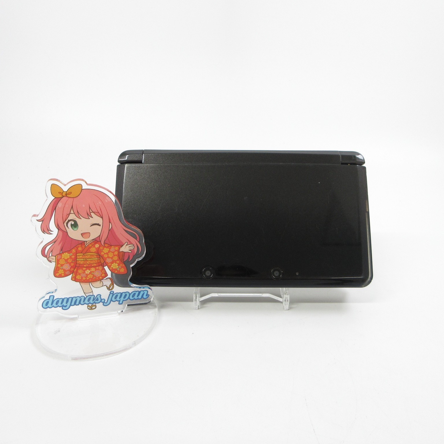 【Excellent】Nintendo 3DS Cosmo Black Console ONLY Japanese Edition #ReRe0530/02