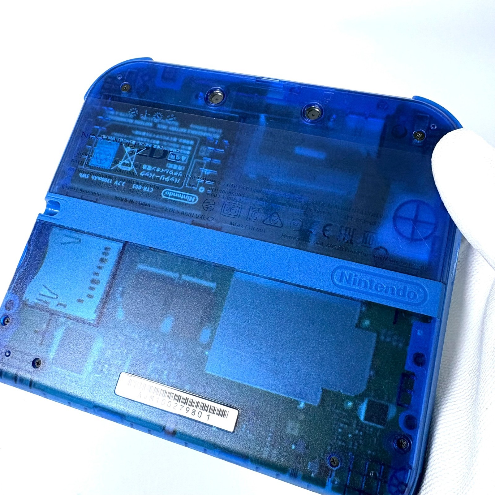 Nintendo 2DS Pokemon Pocket Monsters Clear Blue Blastoise Limited Edition