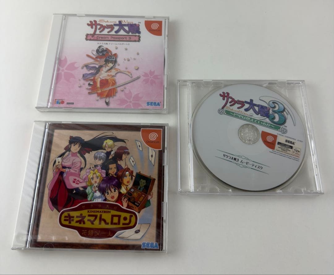 SEGA Dreamcast Sakura Wars Limited Edition Pink Console Controller Tested Japan