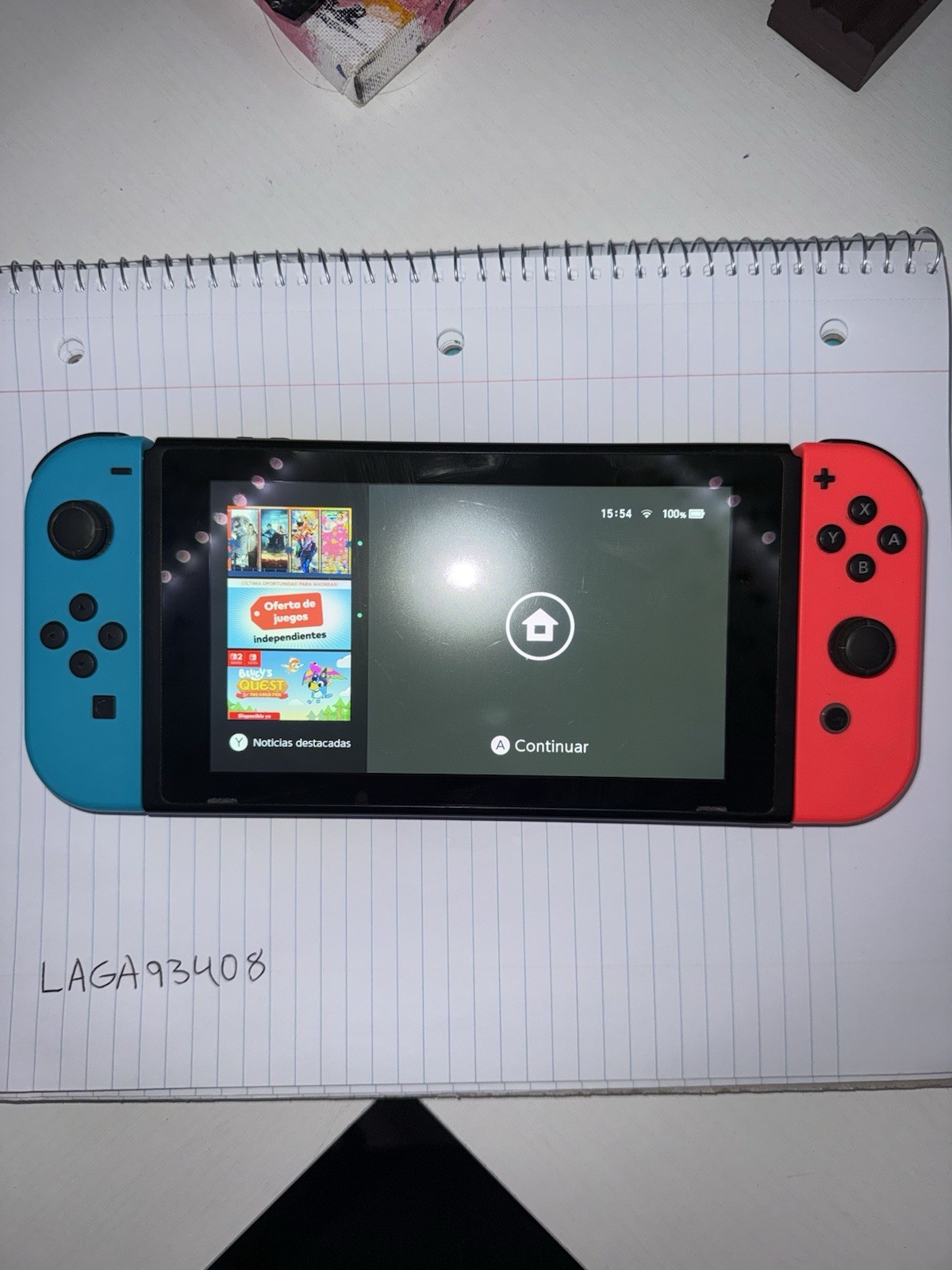 Nintendo Switch Bundle with Case, SD Card & Original Accessories