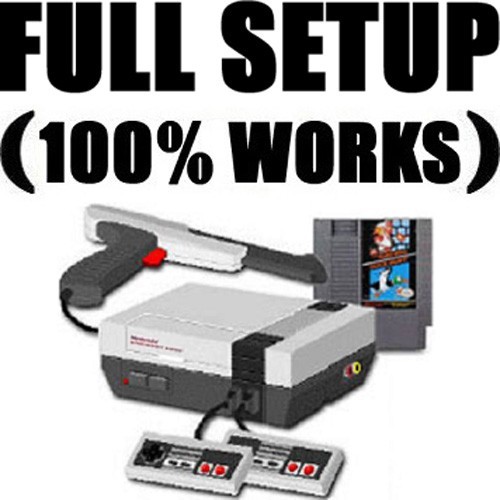 NES Nintendo Entertainment System *ACTION SET* 1985 NES-001 console +controllers