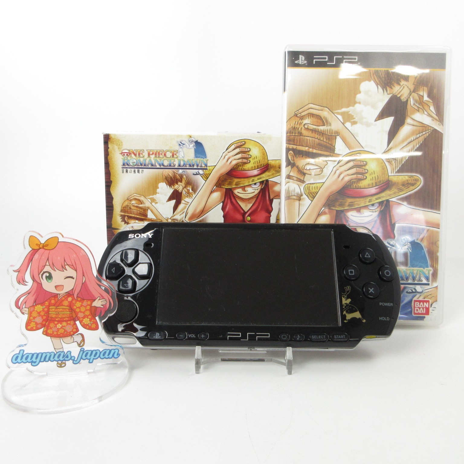 【Good】Sony PSP-3000 One Piece Romance Dawn Limited Edition No Battery Japan Ver.