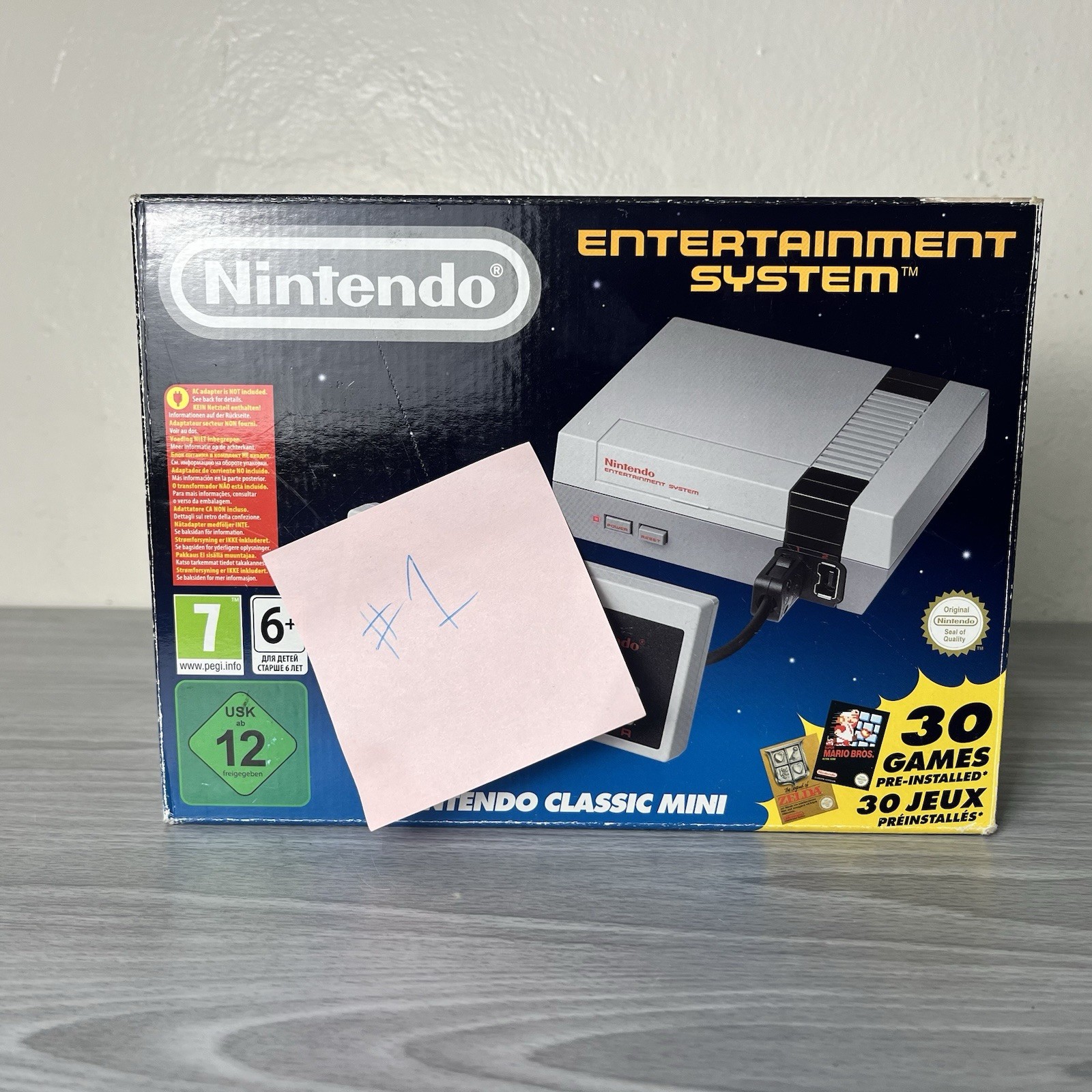 EU Nintendo NES Mini Classic Edition HDMI Console with 30 built-in Games Genuine