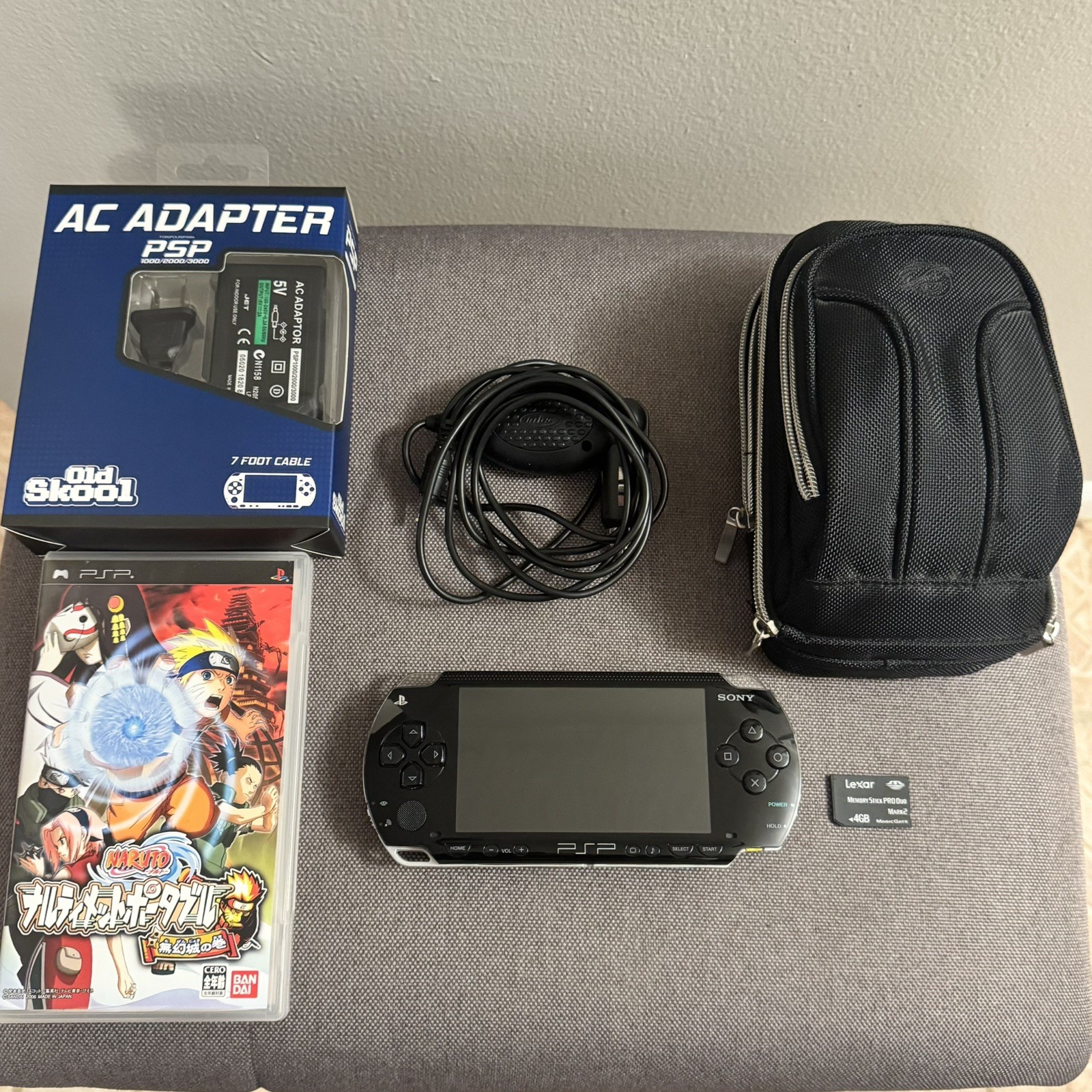 Sony PSP PSP-1000 PlayStation Portable – Black – Tested/Working very clean! 4GB