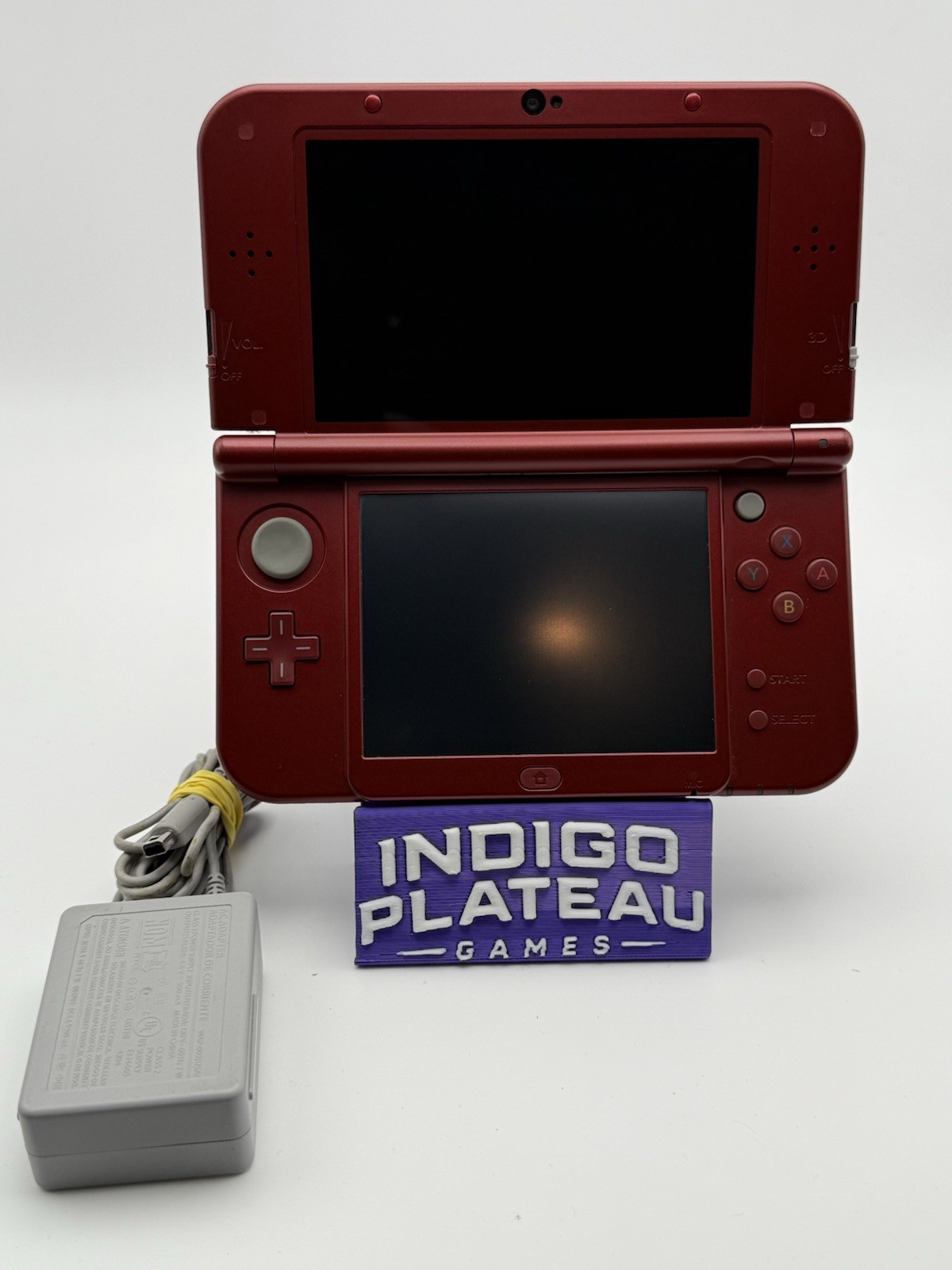 New Nintendo 3DS XL Red Console US Model – Nice ips Screen – With Charger 64gb