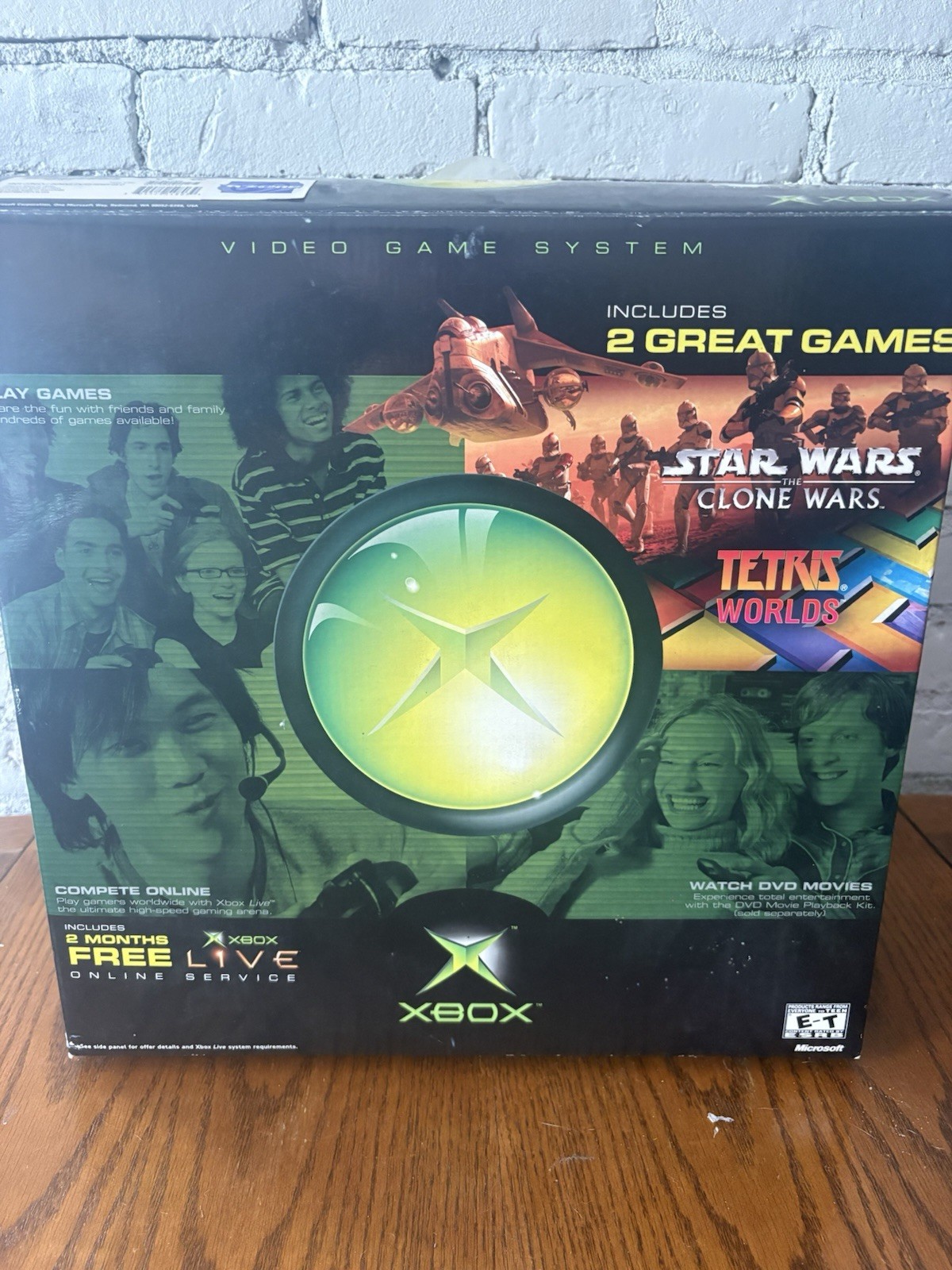 Original Microsoft Xbox Console System In Box With GTA Vice City And Controller