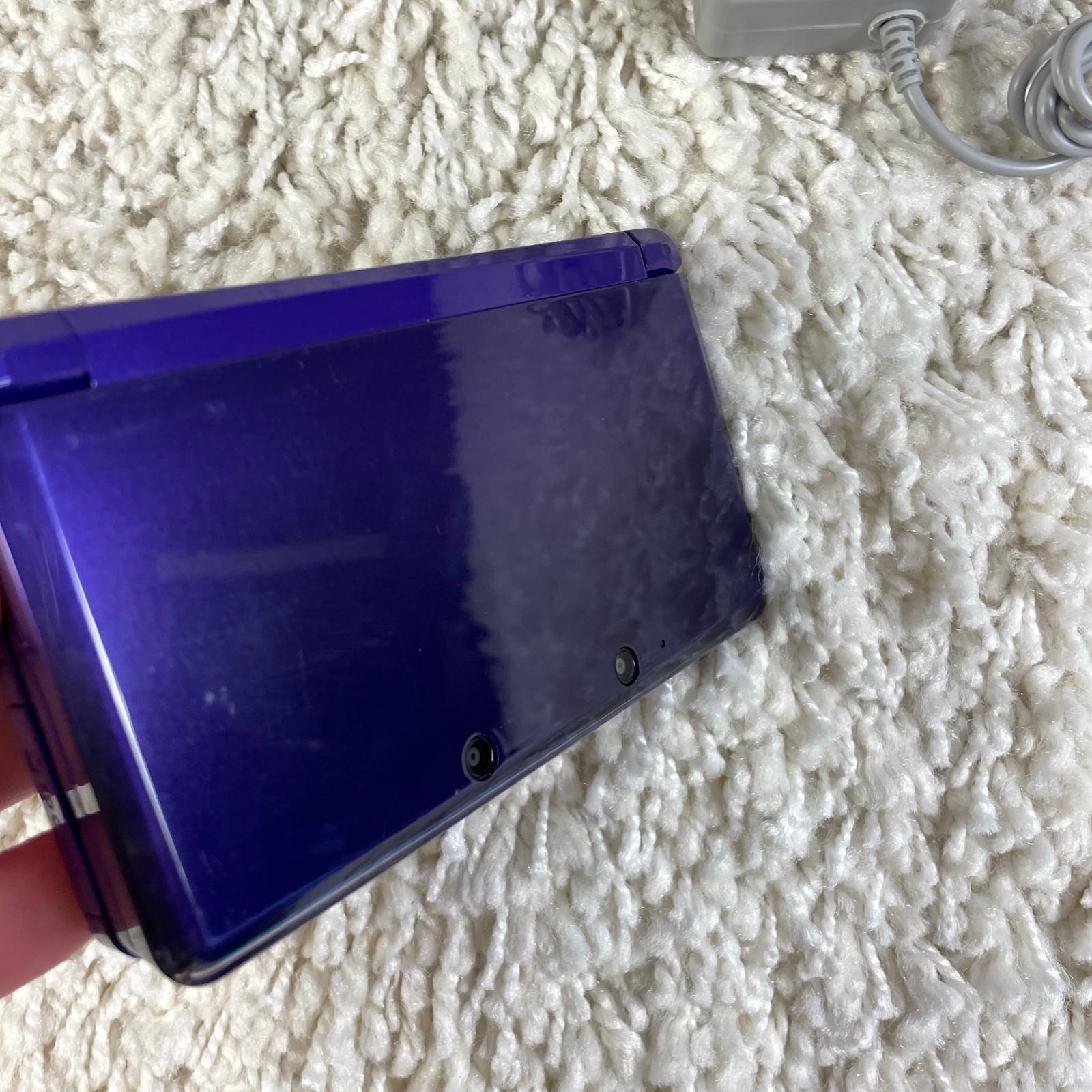 Nintendo 3DS Midnight Purple Handheld Console System CTR-001 Tested