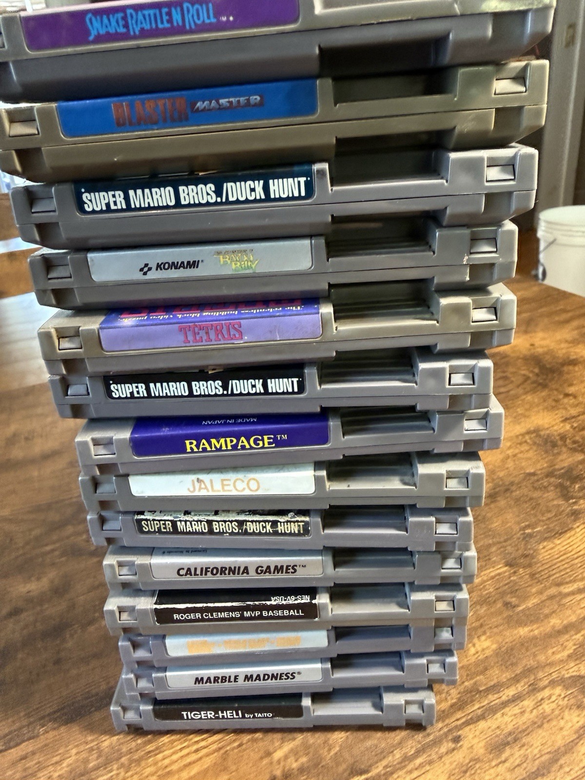 Nintendo NES Challenge Set Console Box 14 Games Tested Working Bundle