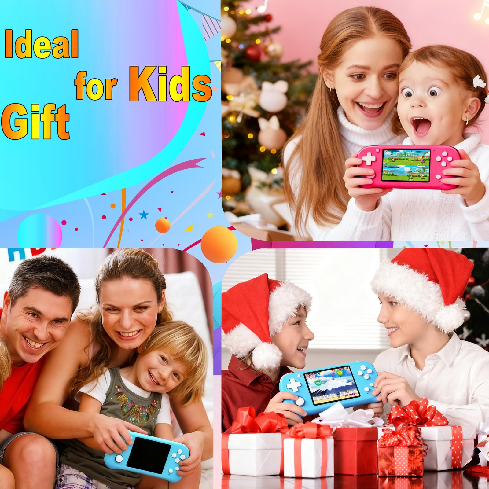 Handheld Game Console for Kids with 3.5” IPS Screen 139 Preloaded 32 Bit Ele…