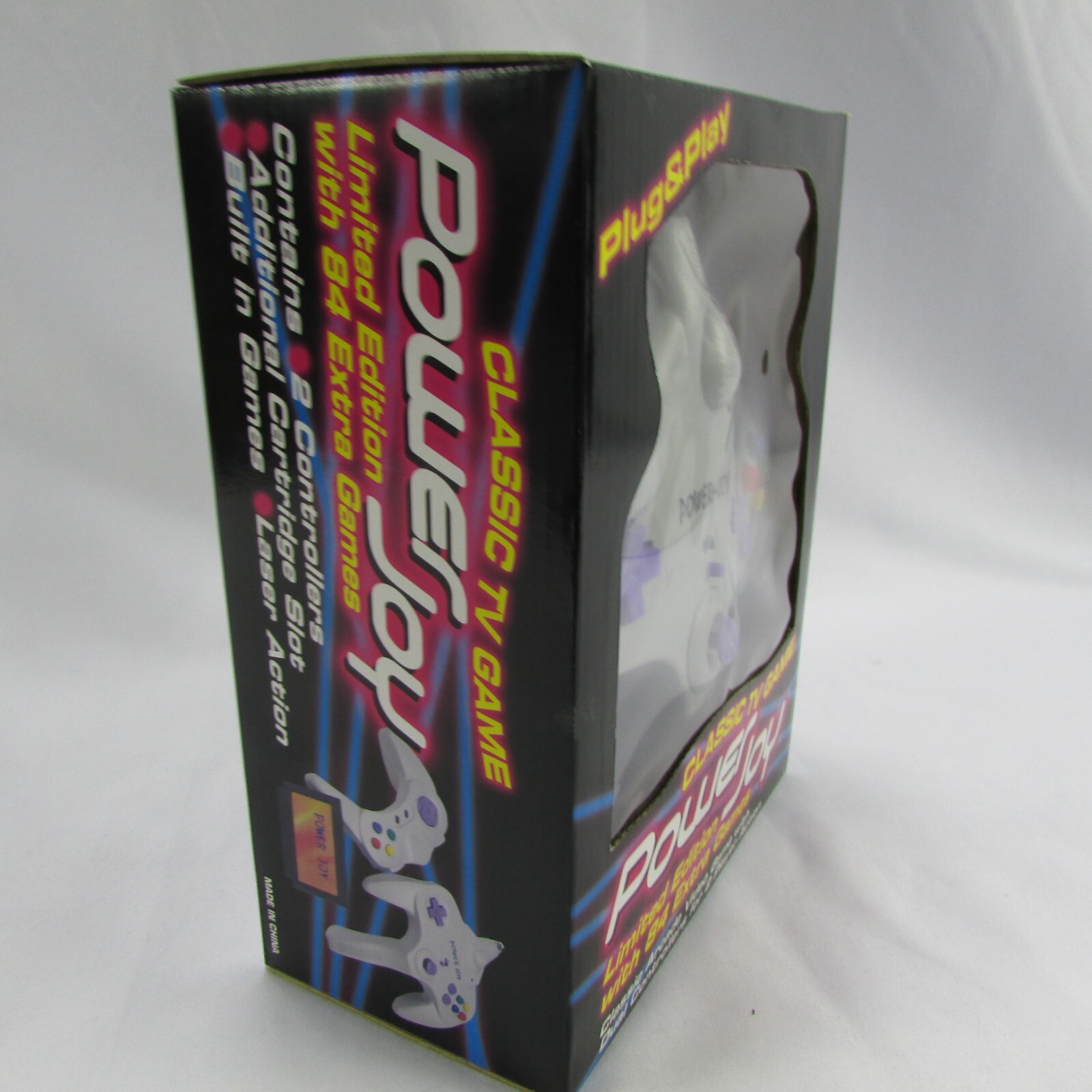 Power Joy Game Plug & Play Classic TV Game 84 Extra Games New Sealed