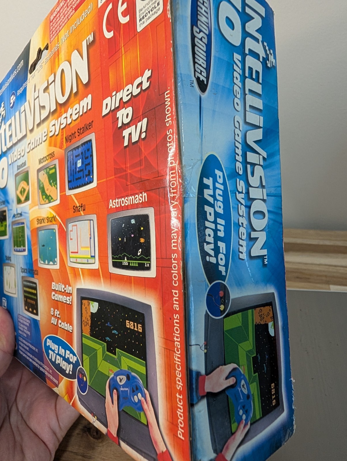 Intellivision 10 Game Retro Vintage Video Game System TV Power Plug in Play