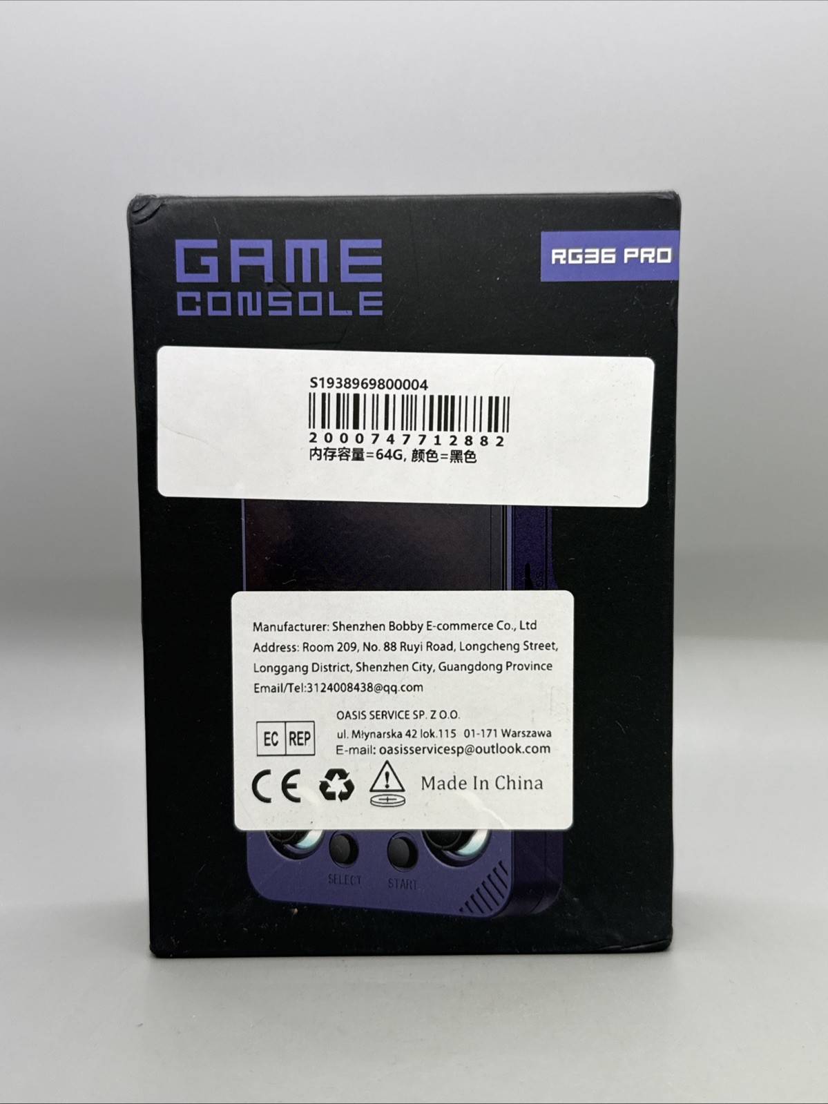 {B11} RG36PRO Retro Video Game Console – Open Source System,3.5″IPS Screen,64G