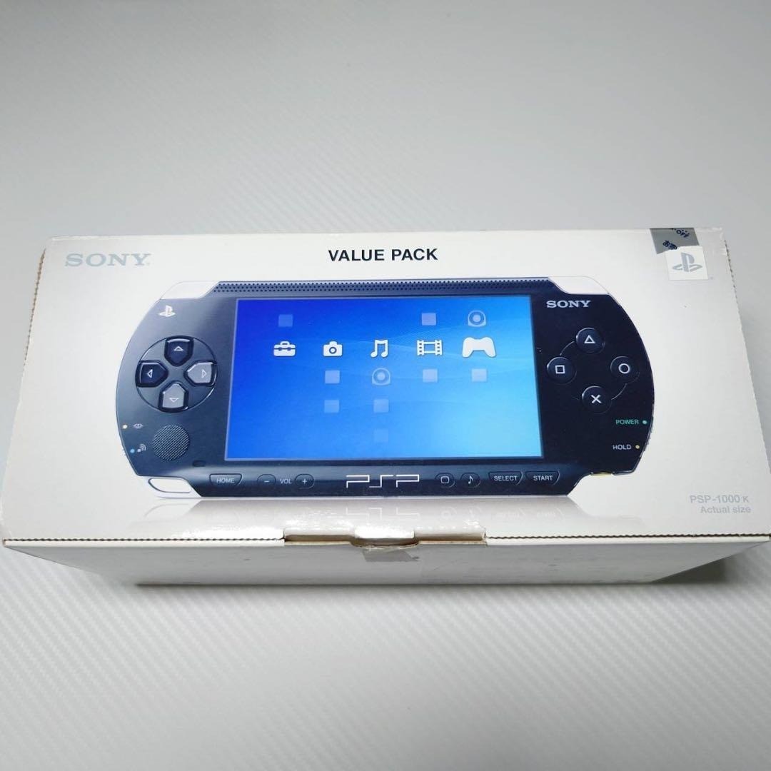 Sony PSP 1000 Black Value Pack Almost Unused Complete in Box 6761