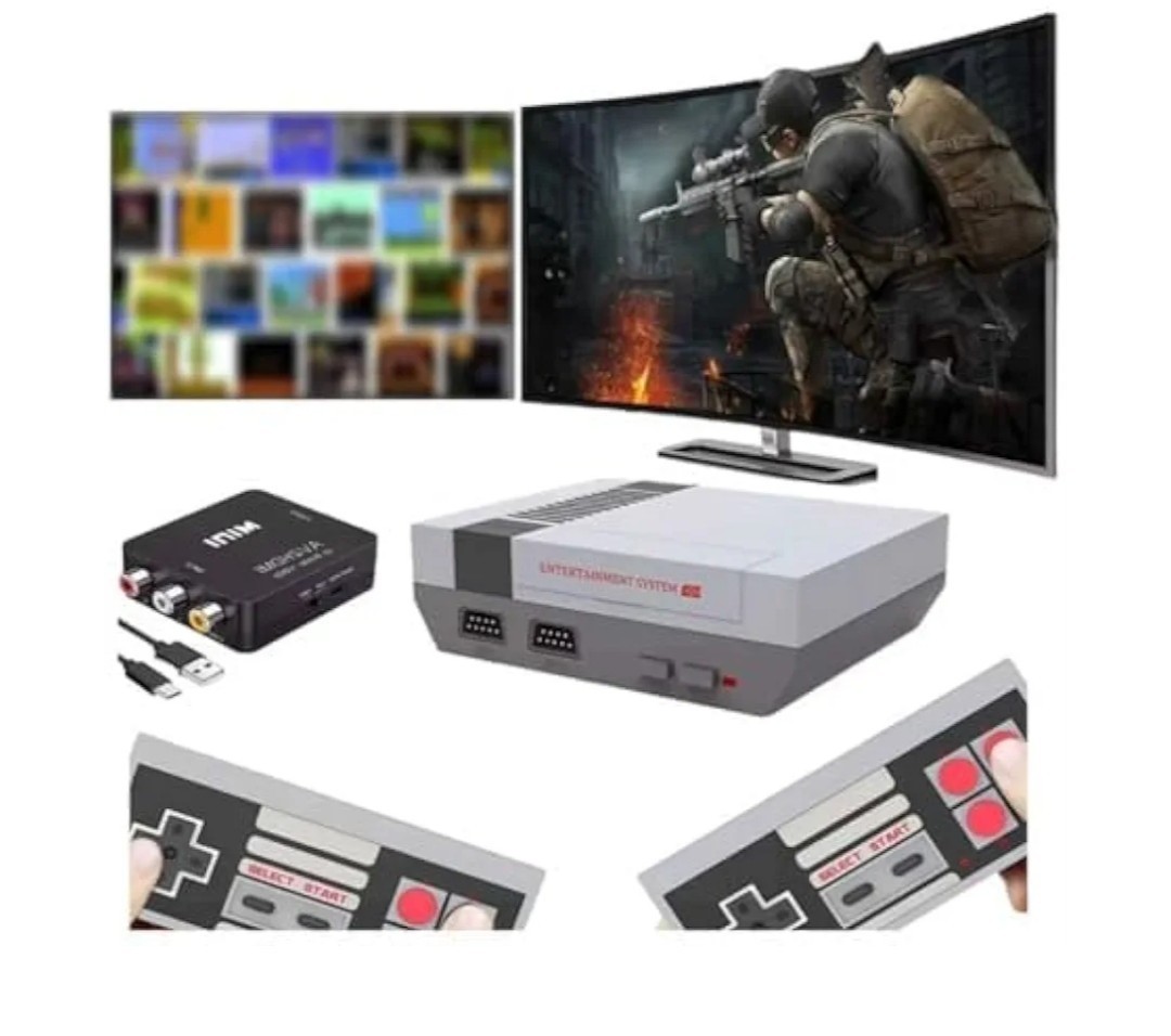 Classic Mini Retro Game Console,AV and HDMI Output Handheld Game System with Dua