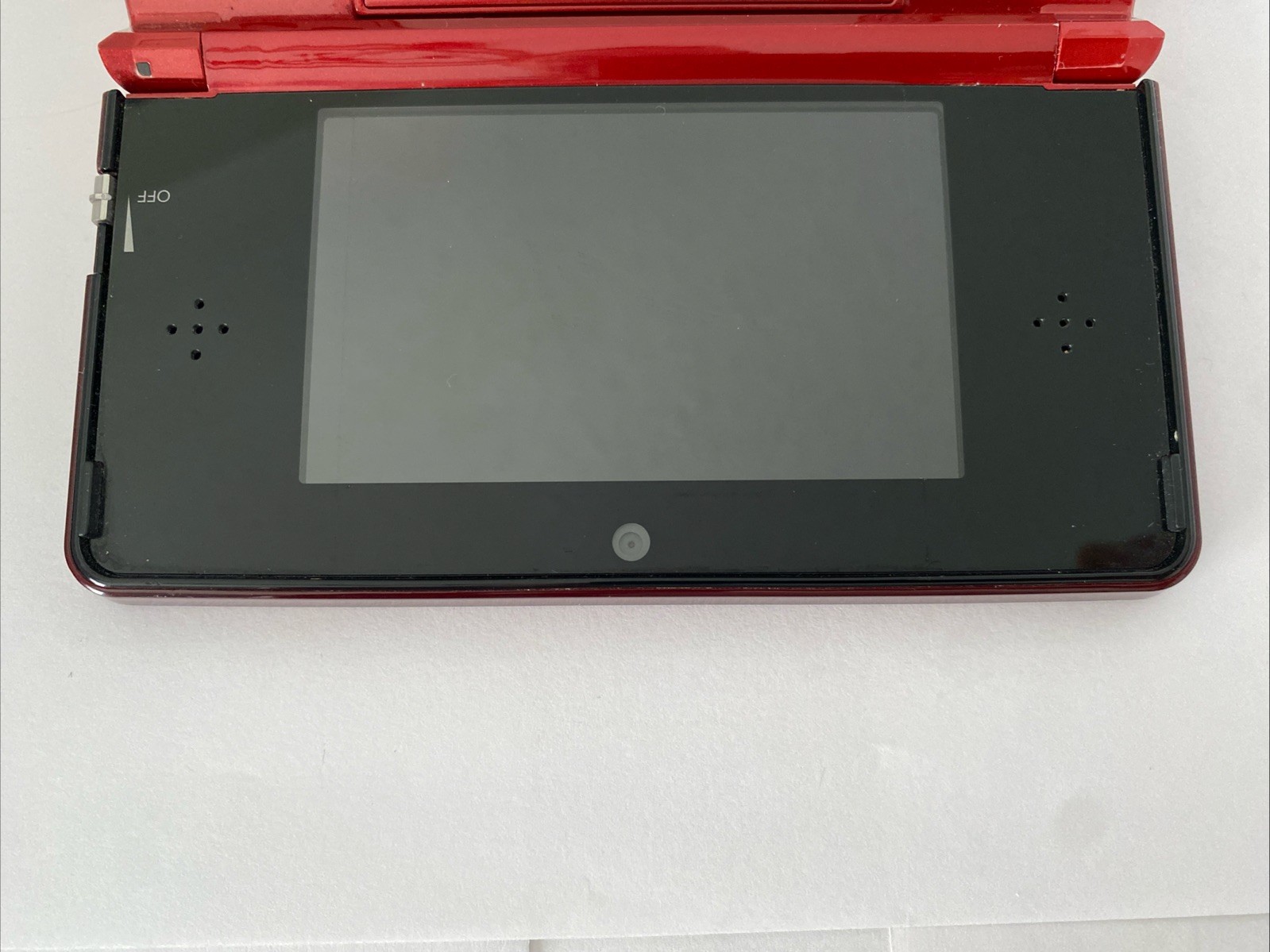 Nintendo 3DS Handheld System Flame Red Working Great Condition North American