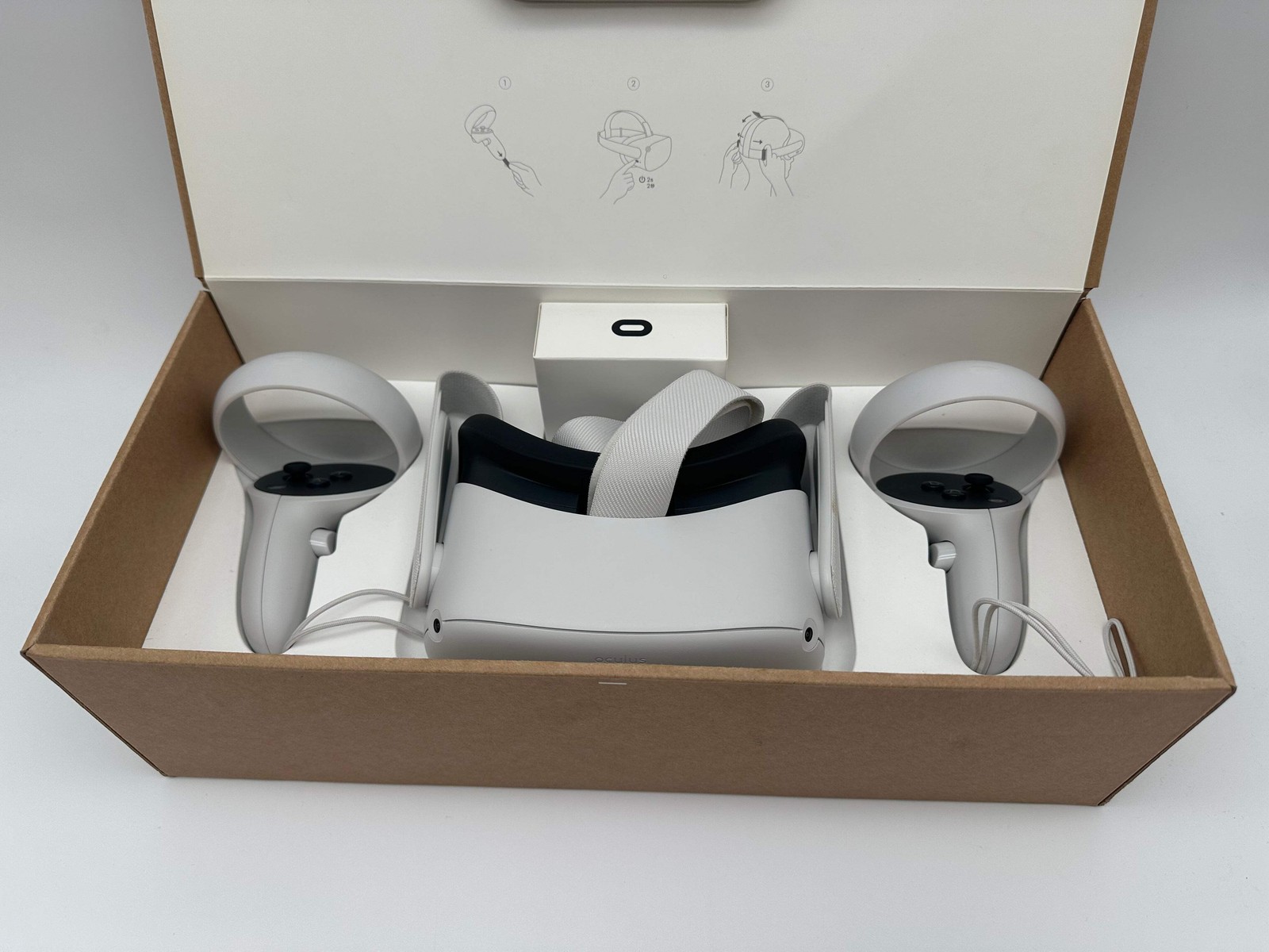 Meta Quest 2 KW49CM VR Headset 128GB White Used With Box