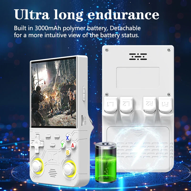 R36 ultra retro handheld video game console open source Linux system 4.0-inch IP
