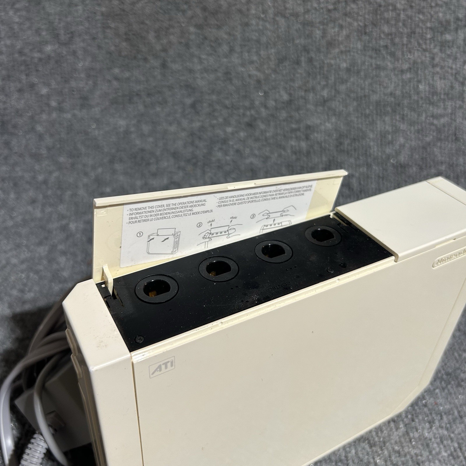 Nintendo Wii RVL-001 (USA) White Console & Power Supply Only Tested & Works