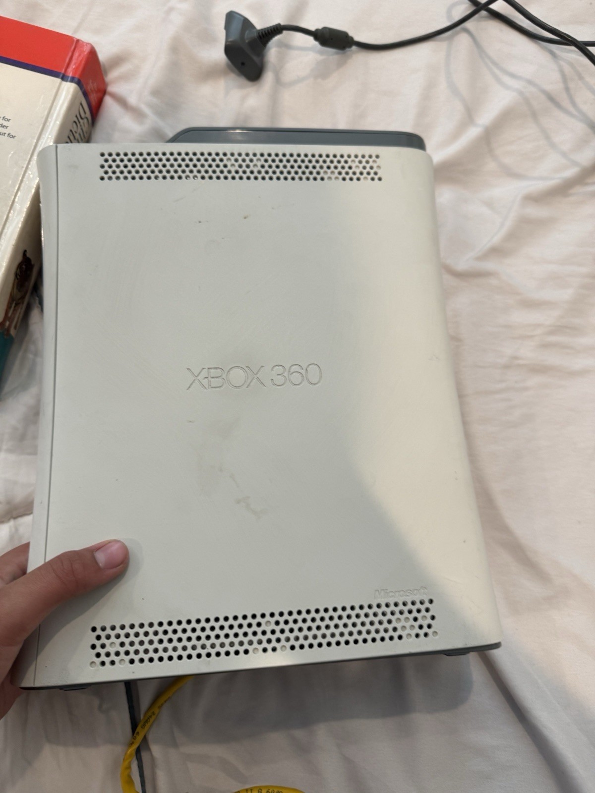 Microsoft Xbox 360 White Home Console Ethernet USB AV Internet Browsing