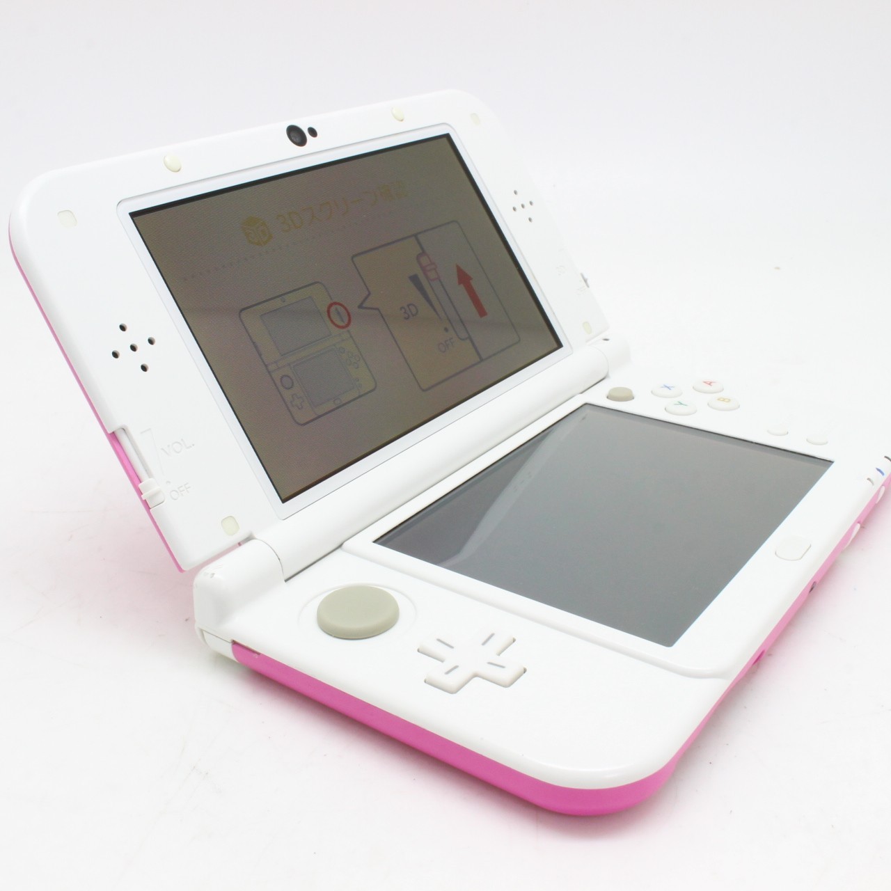 [ NEAR MINT ] NINTENDO NEW 3DS XL PINK WHITE Game Console From Japan 4013