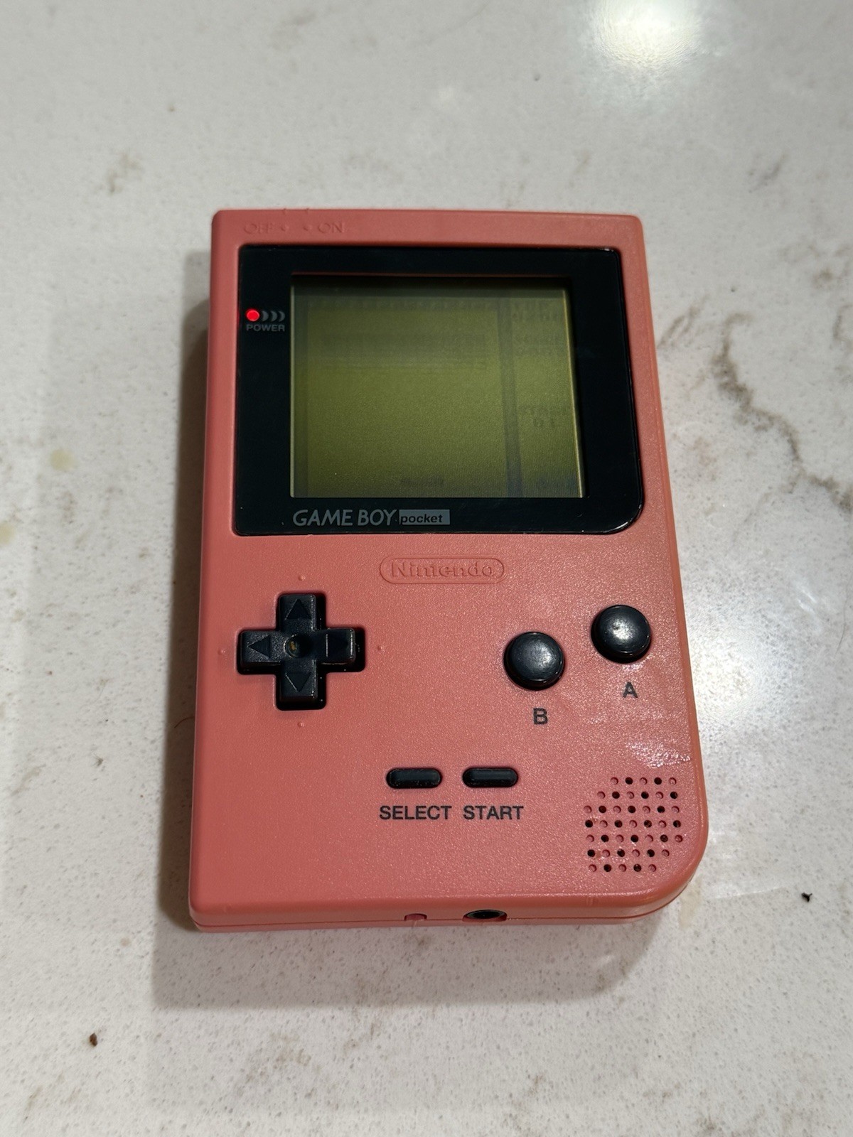 Nintendo Game Boy Pocket MGB-001 – Pink- 100% OEM – Working – Needs LCD READ