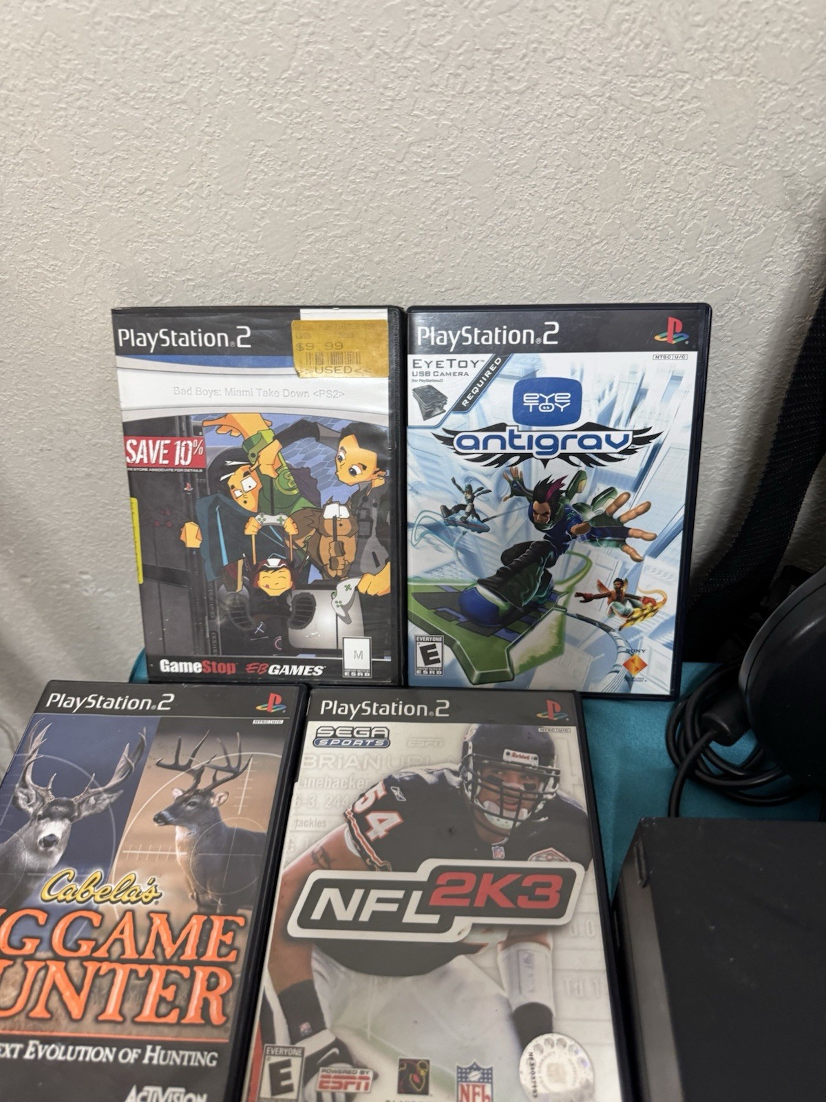 Sony PS2 Bundle Guitar Hero Set 2 Guitars Box 12 Games Controllers Tested