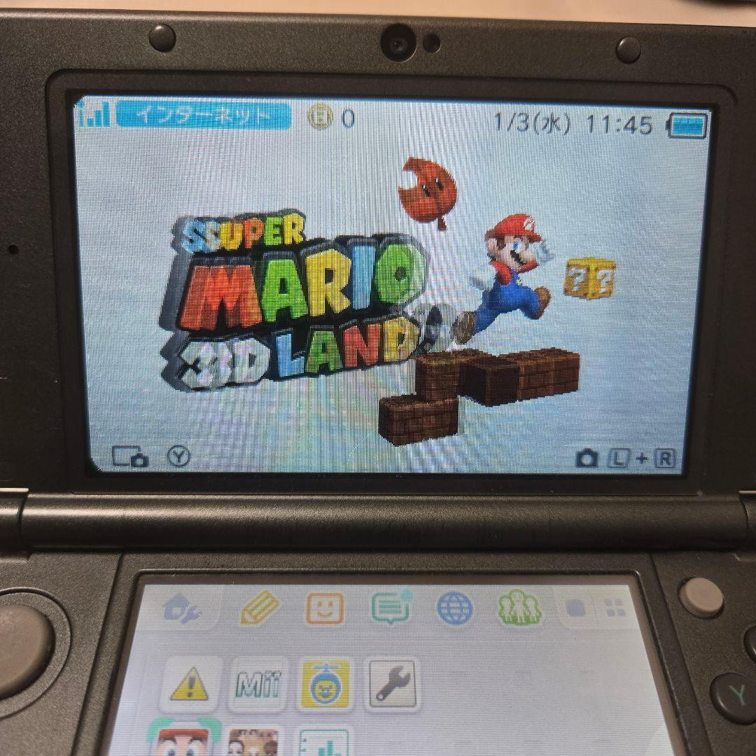 Nintendo New 3DS LL XL Console Metallic Black Japan Region Charger Stylus 0230