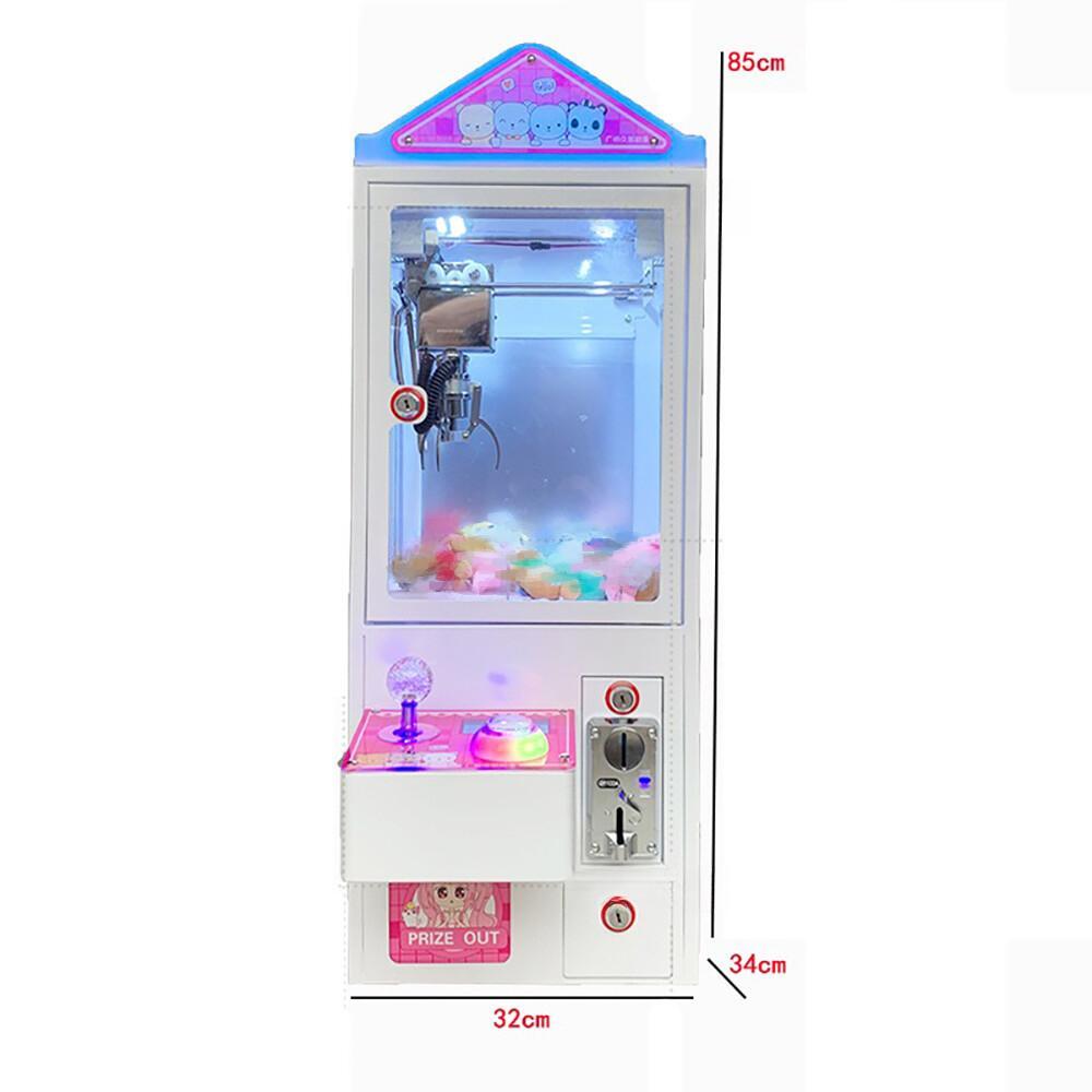 Claw Crane Machine Candy Toy Doll Grabber Catcher Clip Carnival Charge Play Mall
