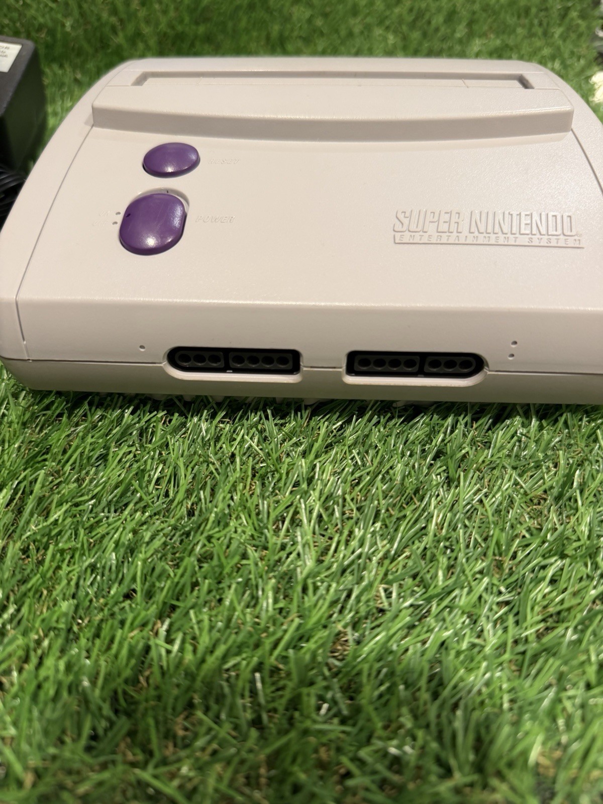 SNES JR Console Bundle OEM Controller Super Nintendo w/ Super Mario World
