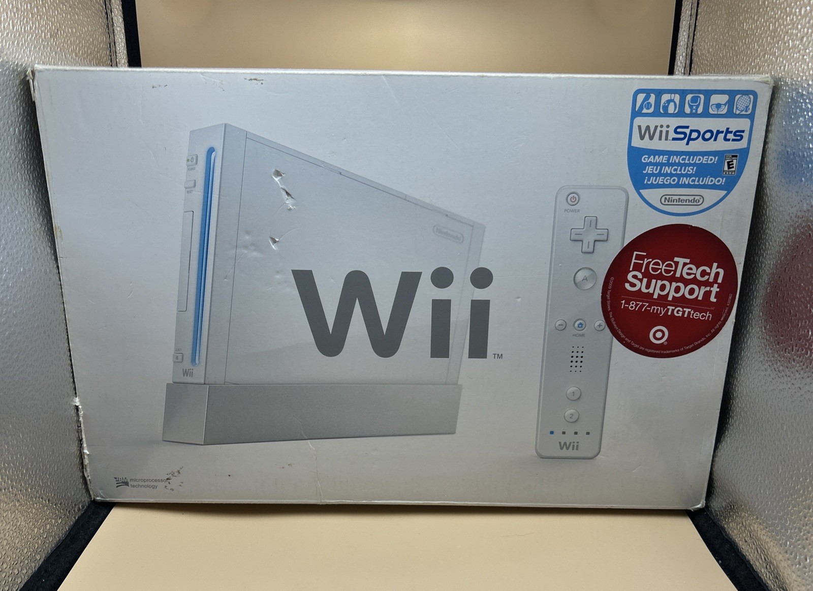 BOXED Nintendo Wii Video Game System RVL-001 Console Bundle Wii Sports Included