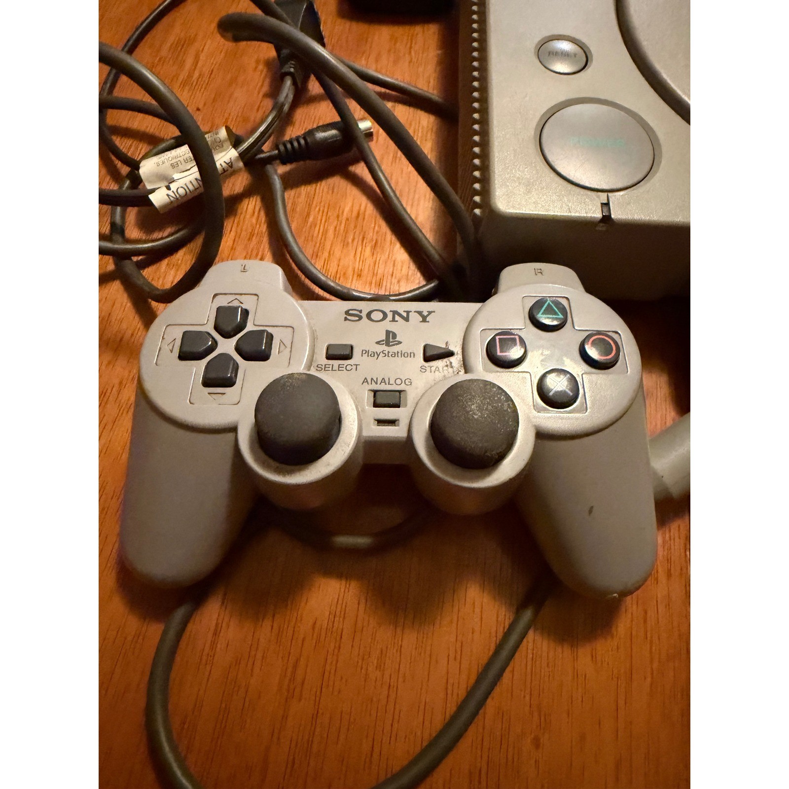 Sony PlayStation 1 PS1 Console Bundle SCPH-9001 Controller Frogger 1999 TESTED