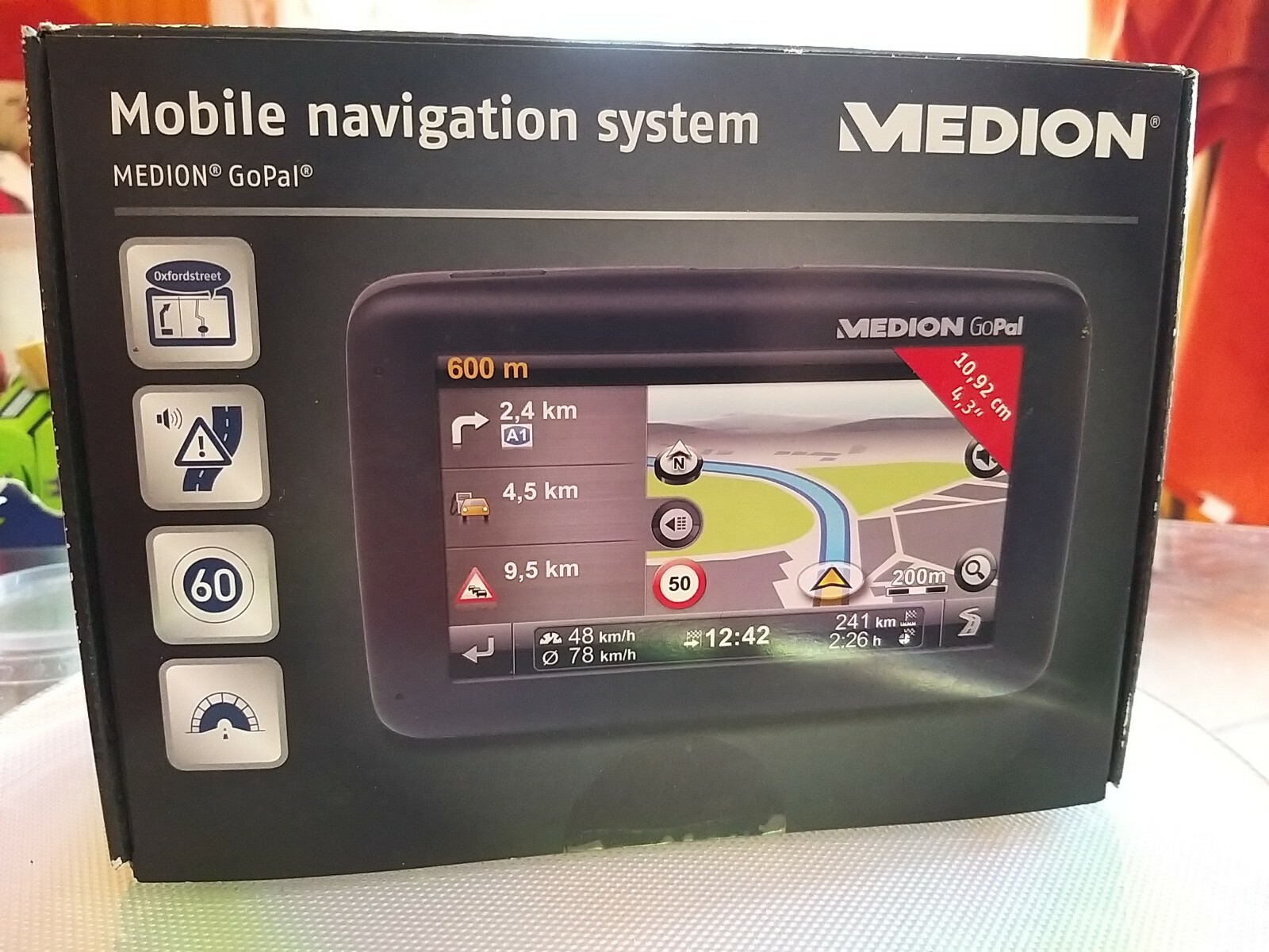 Medion GoPal MD 97999 Mobile Navigation System Black NIB