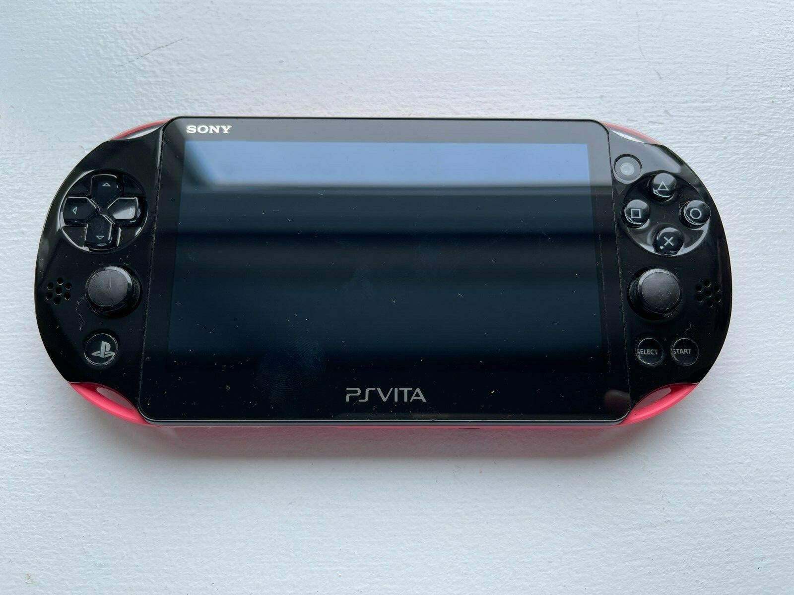 Sony Playstation PS Vita 2000 Slim PCH-2000 – Pink Black – *GREAT* + Charger