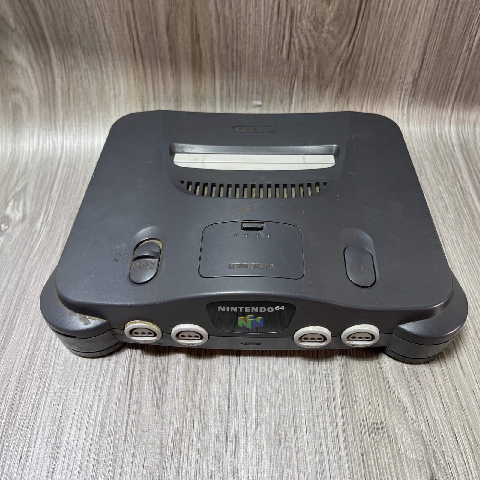 Nintendo 64 N64 System Console And Power Supply Tested & Working With 1 Control