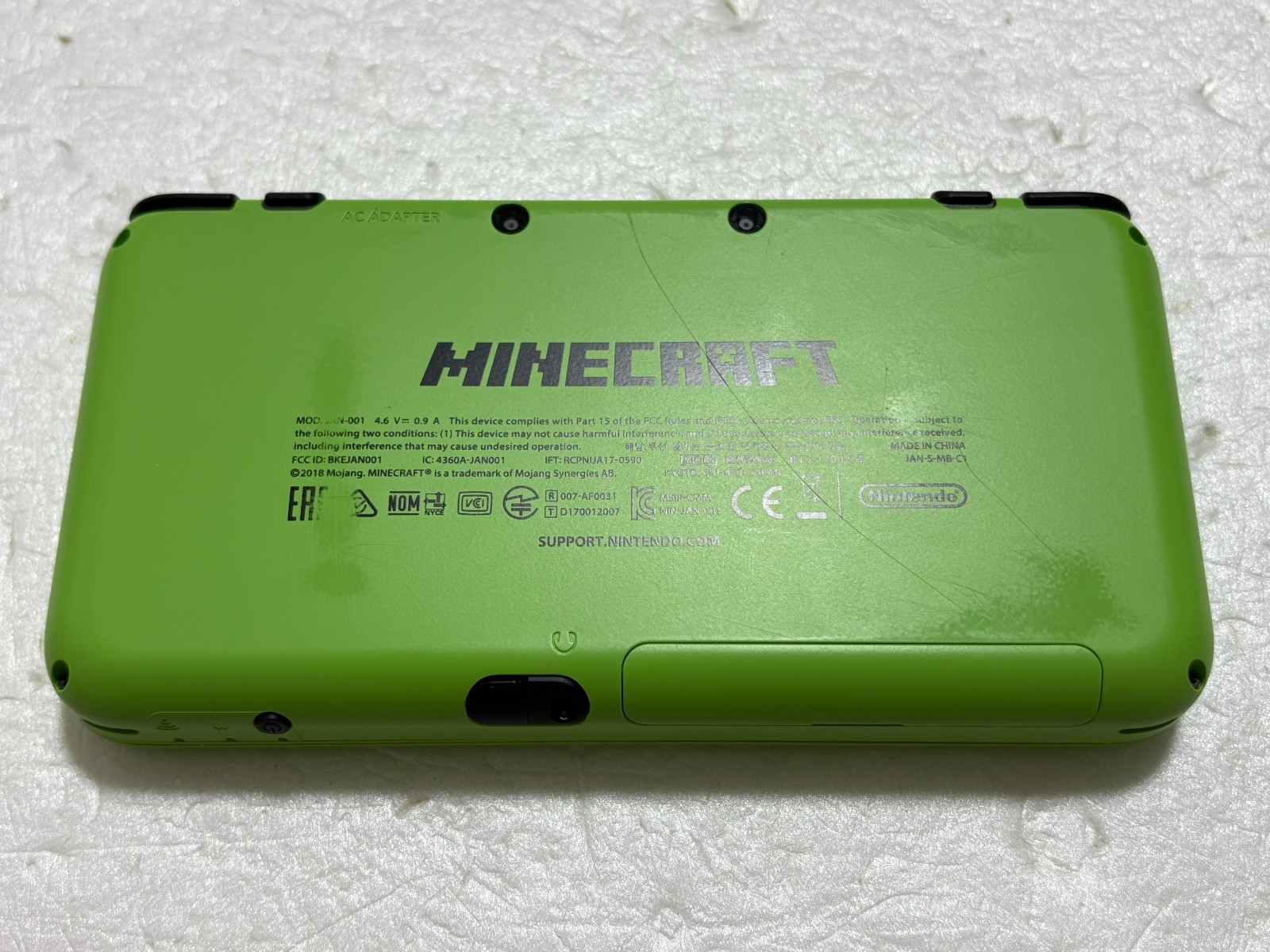 New Nintendo 2DS XL Minecraft Creeper Edition Console Japanese Used from Japan