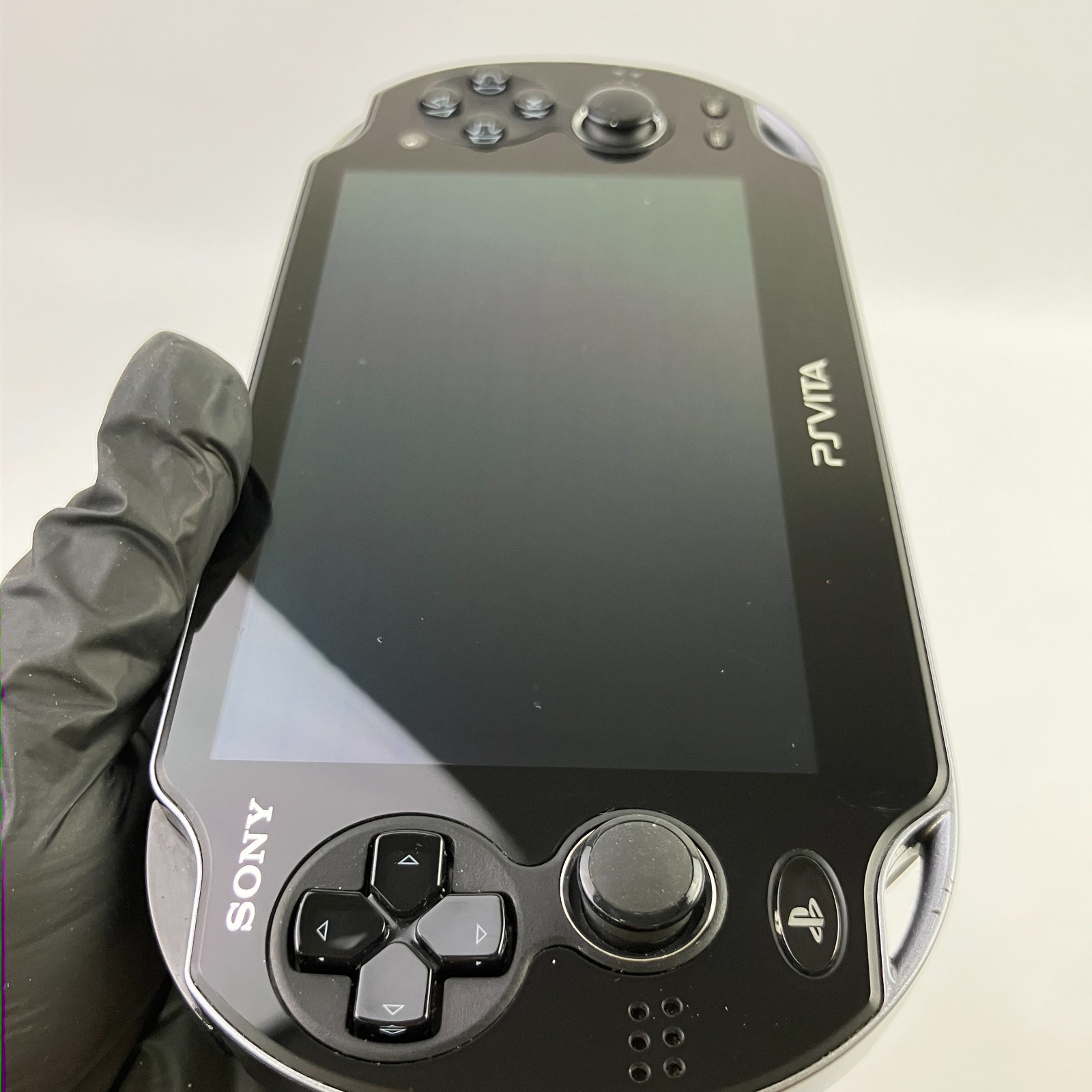 Refurbished PS Vita PCH-1100 Sony PlayStation Crystal Black Console Only Works 3