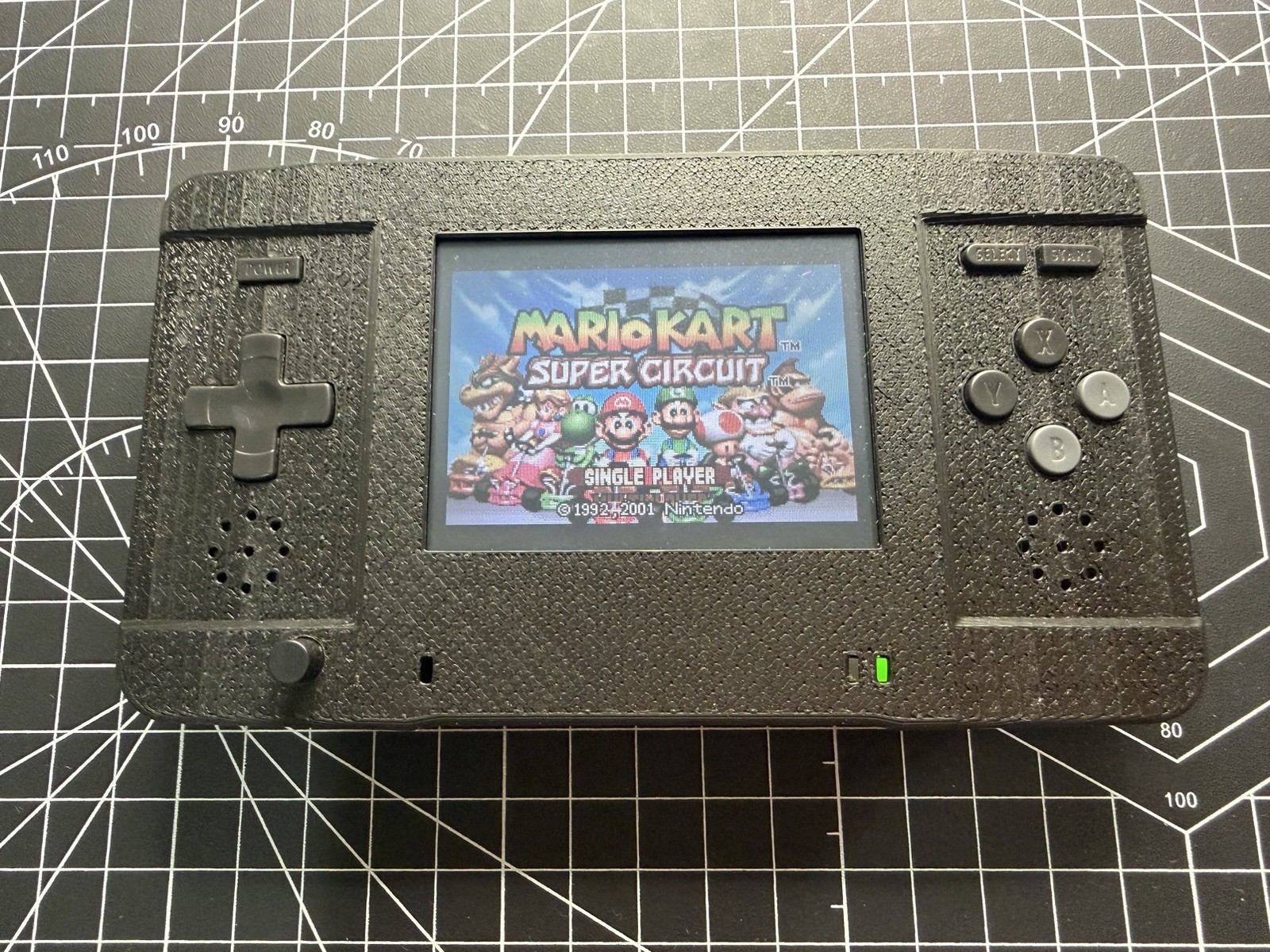 Nintendo DS Mod Gameboy Macro XL For GBA & DS Game – 3D Print Front & Used Back