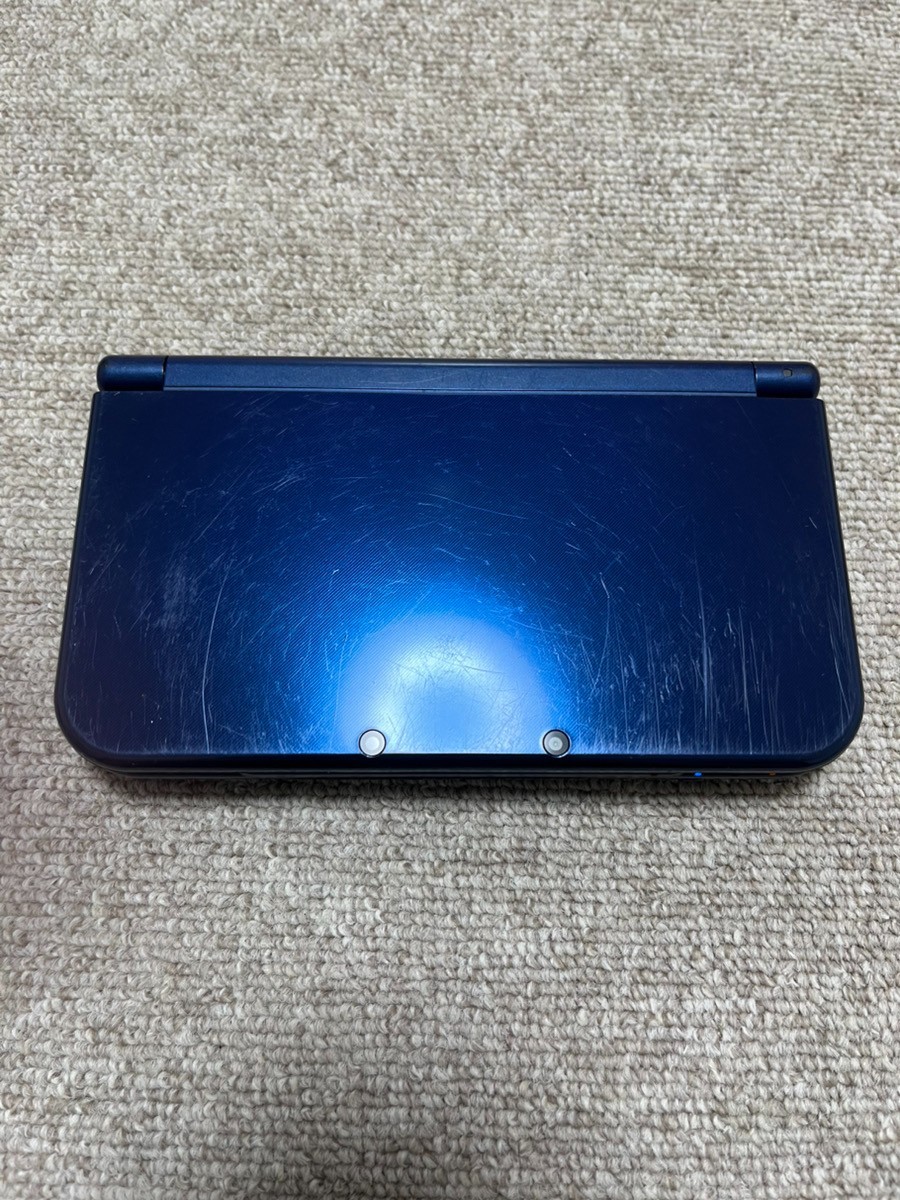 New 3DS LL XL Metalic blue Japan Nintendo Console region Japanese B951